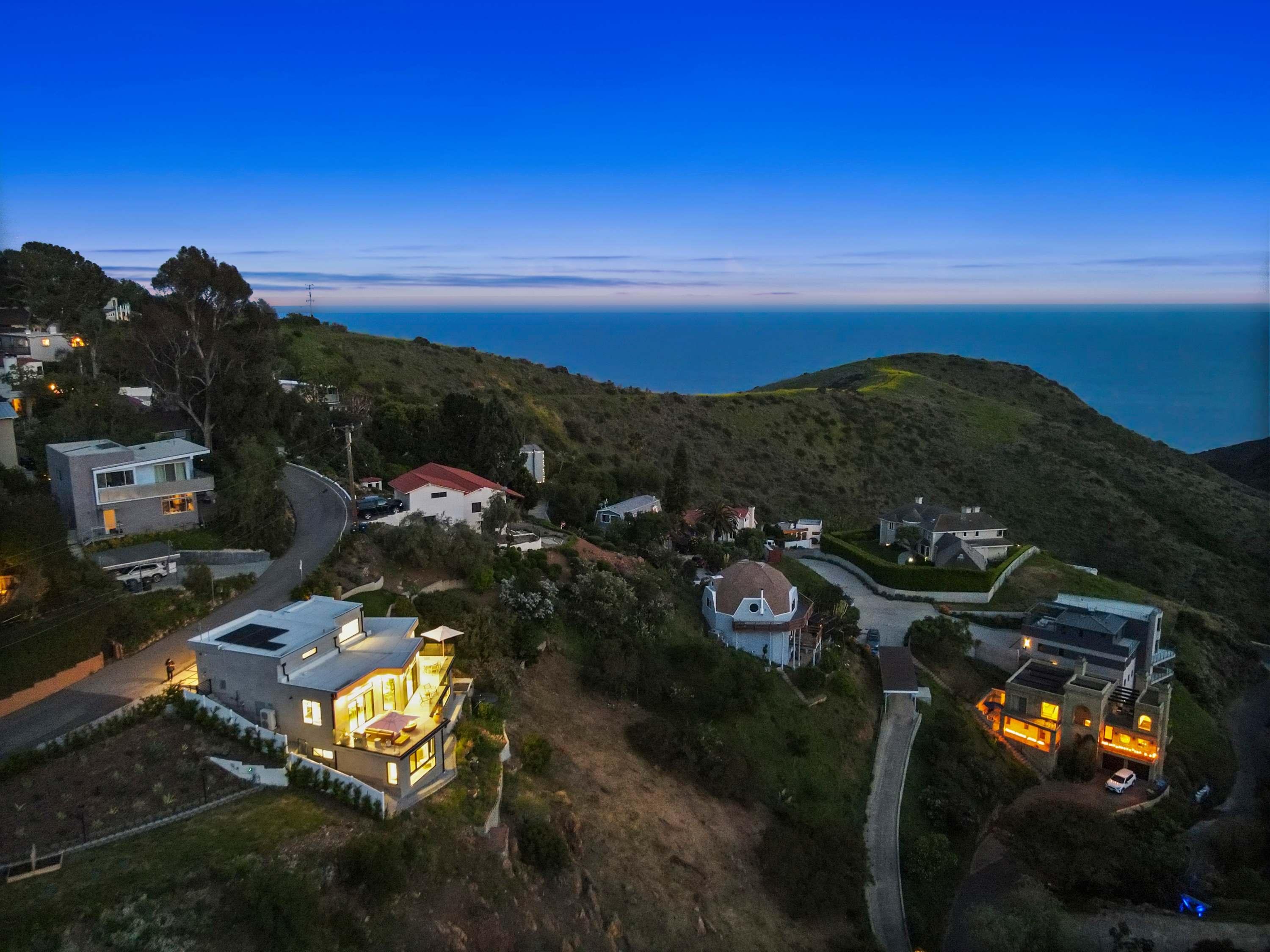 Your elevated hideaway, bathed in twilight magic.