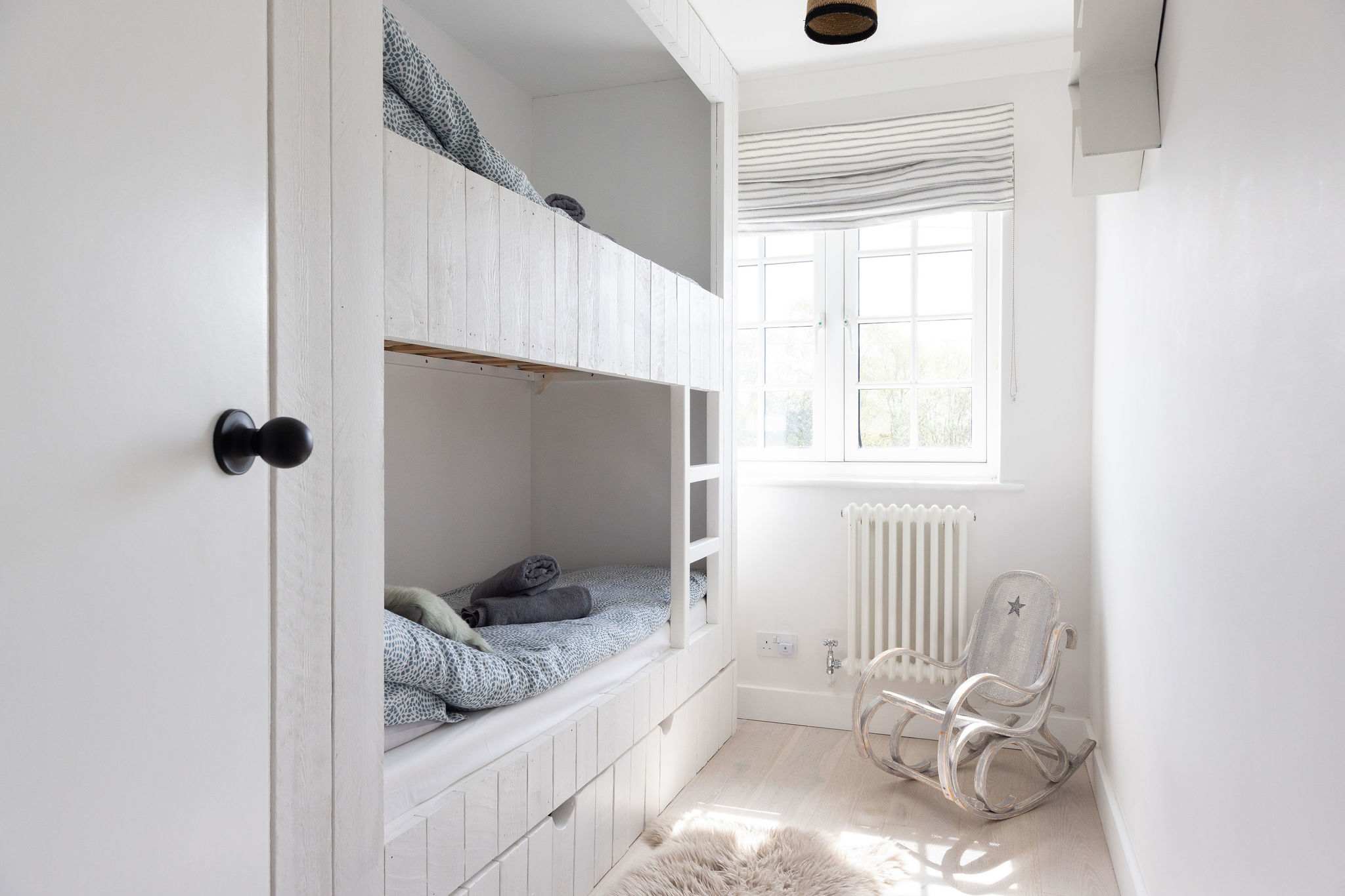 Children will love the charming bunk bedroom (not suitable for adults).
