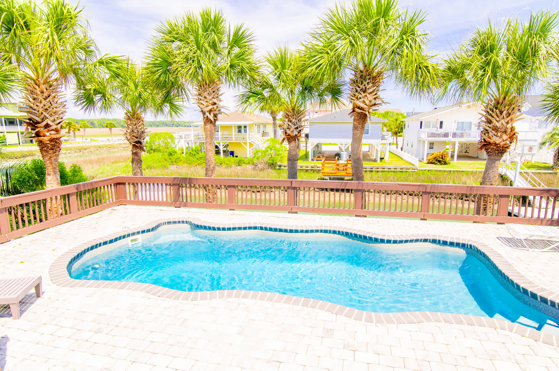 Decked Out Ocean Inlet House Private Pool Tiki Hut