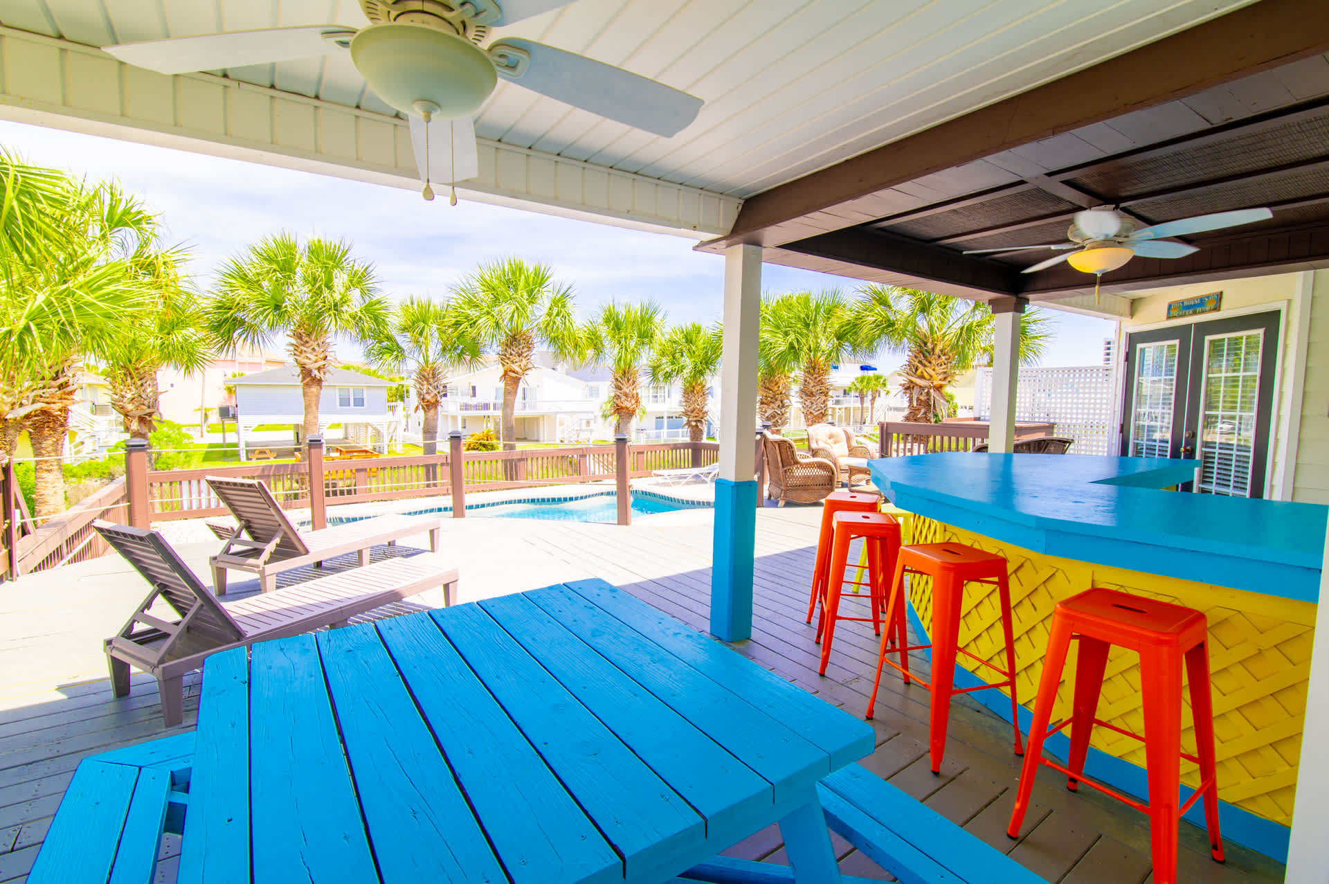 Decked Out Ocean Inlet House Private Pool Tiki Hut