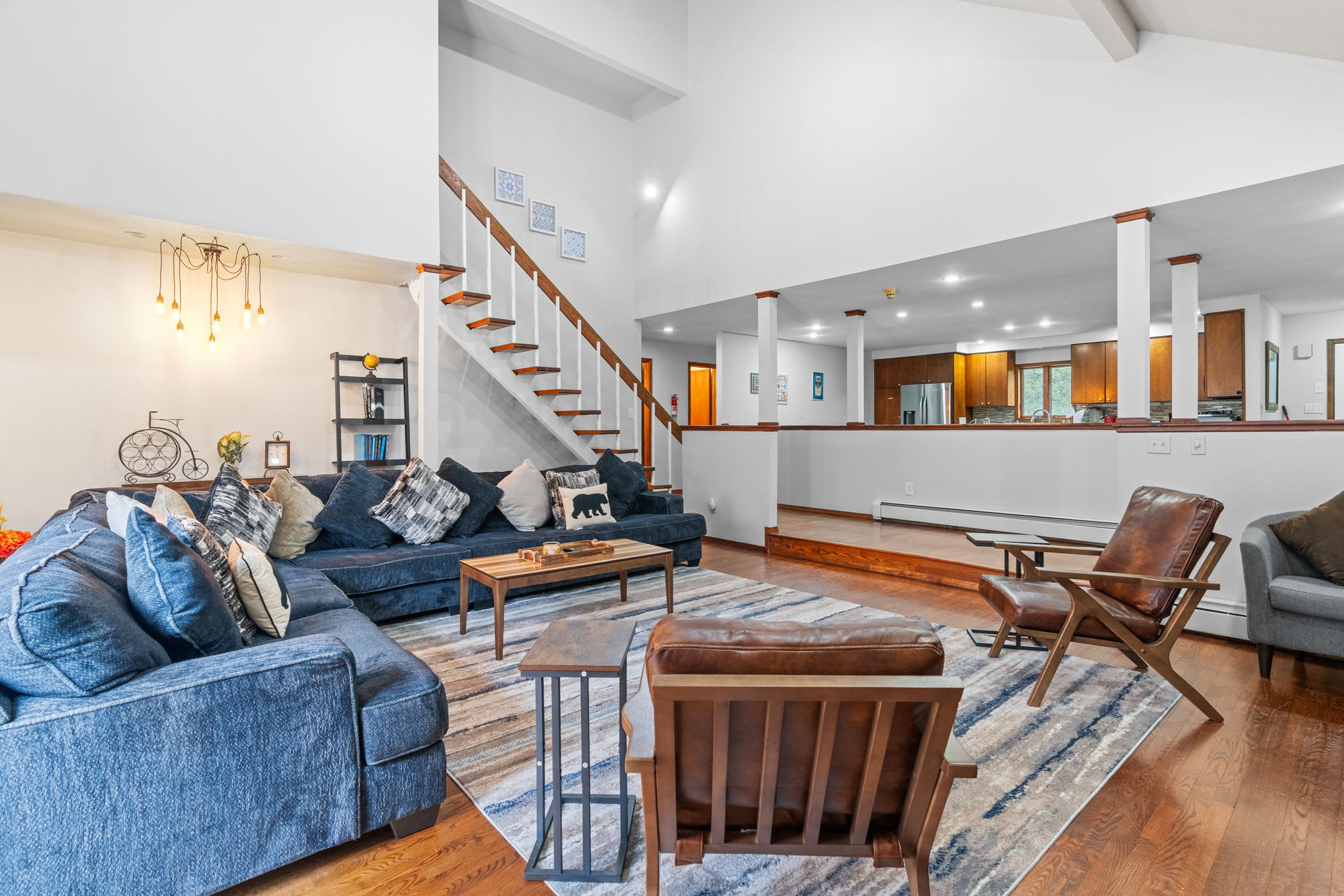 Open and Inviting Flow
From the stairs to the seating, this layout feels expansive while staying cozy for everyone.