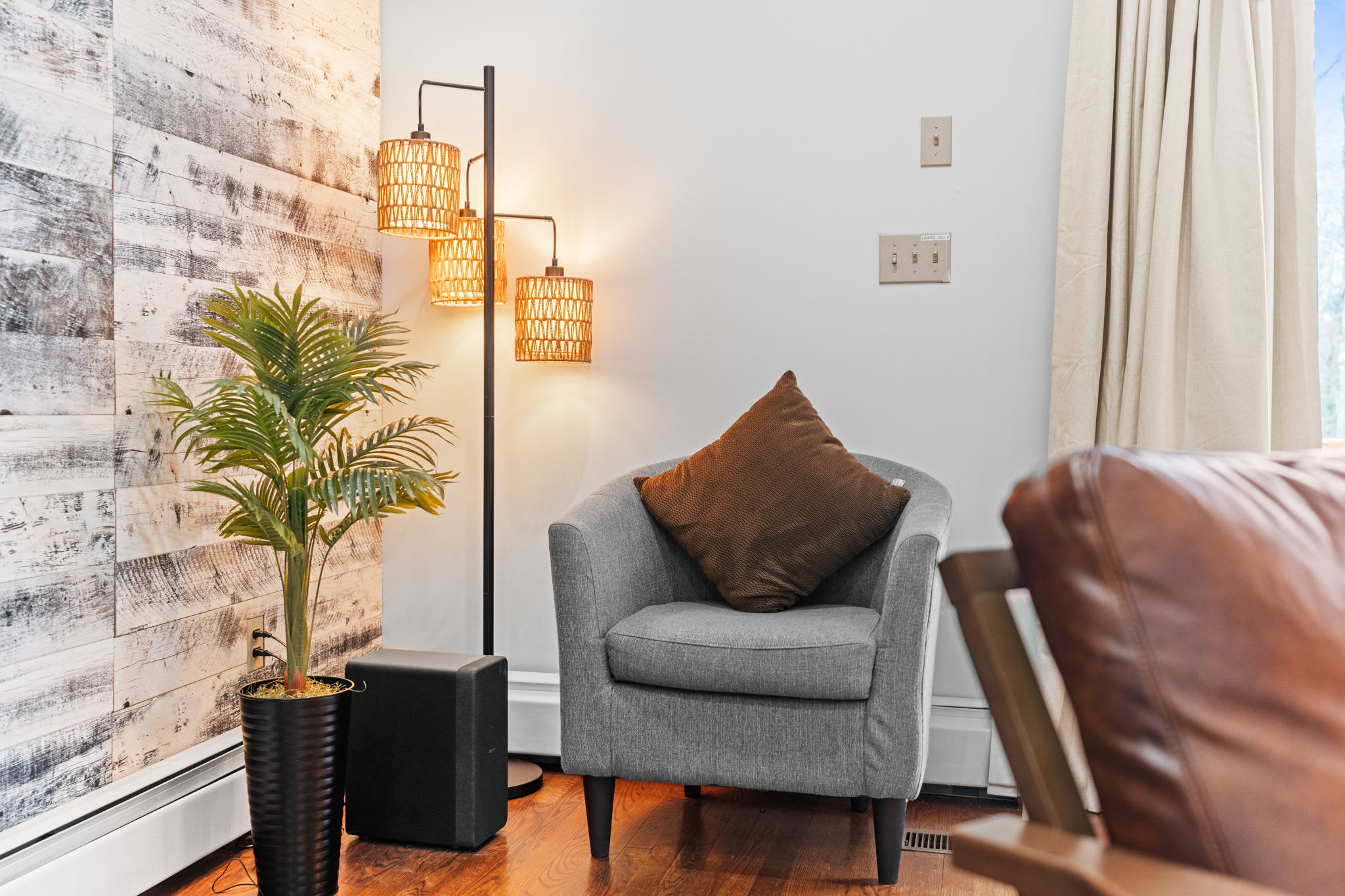 Simple and Serene
Clean lines and calming tones bring a sense of peace to this cozy corner setup.