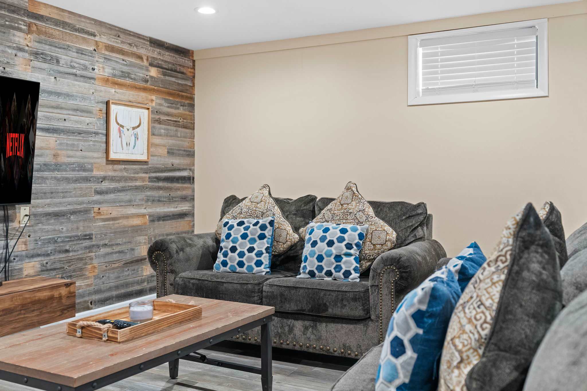 Bonus Chill Corner
A cozy lounge setup just steps away adds an extra spot to kick back and hang out.