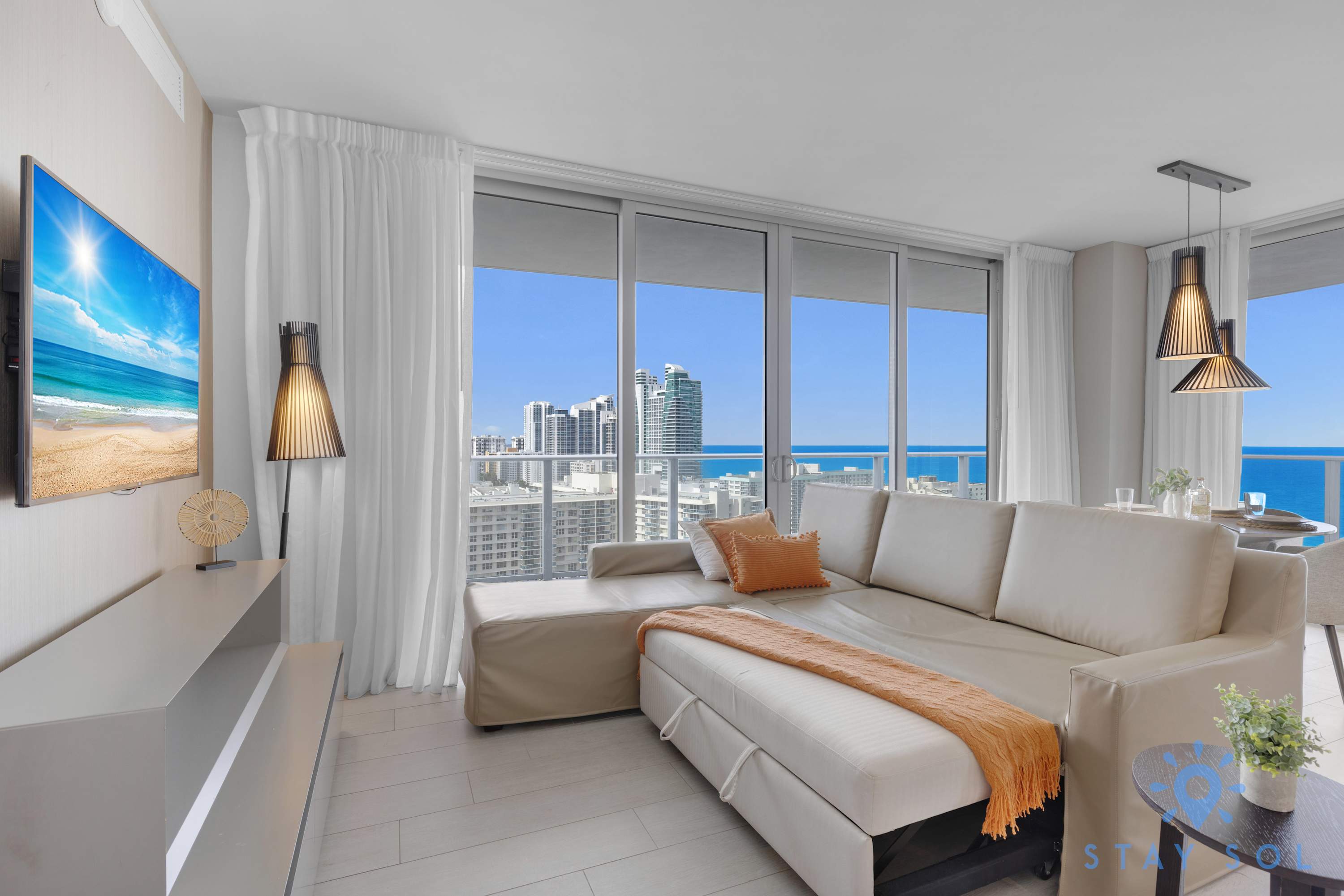 Bayview Luxury: 2BD with Stunning Views and Pools