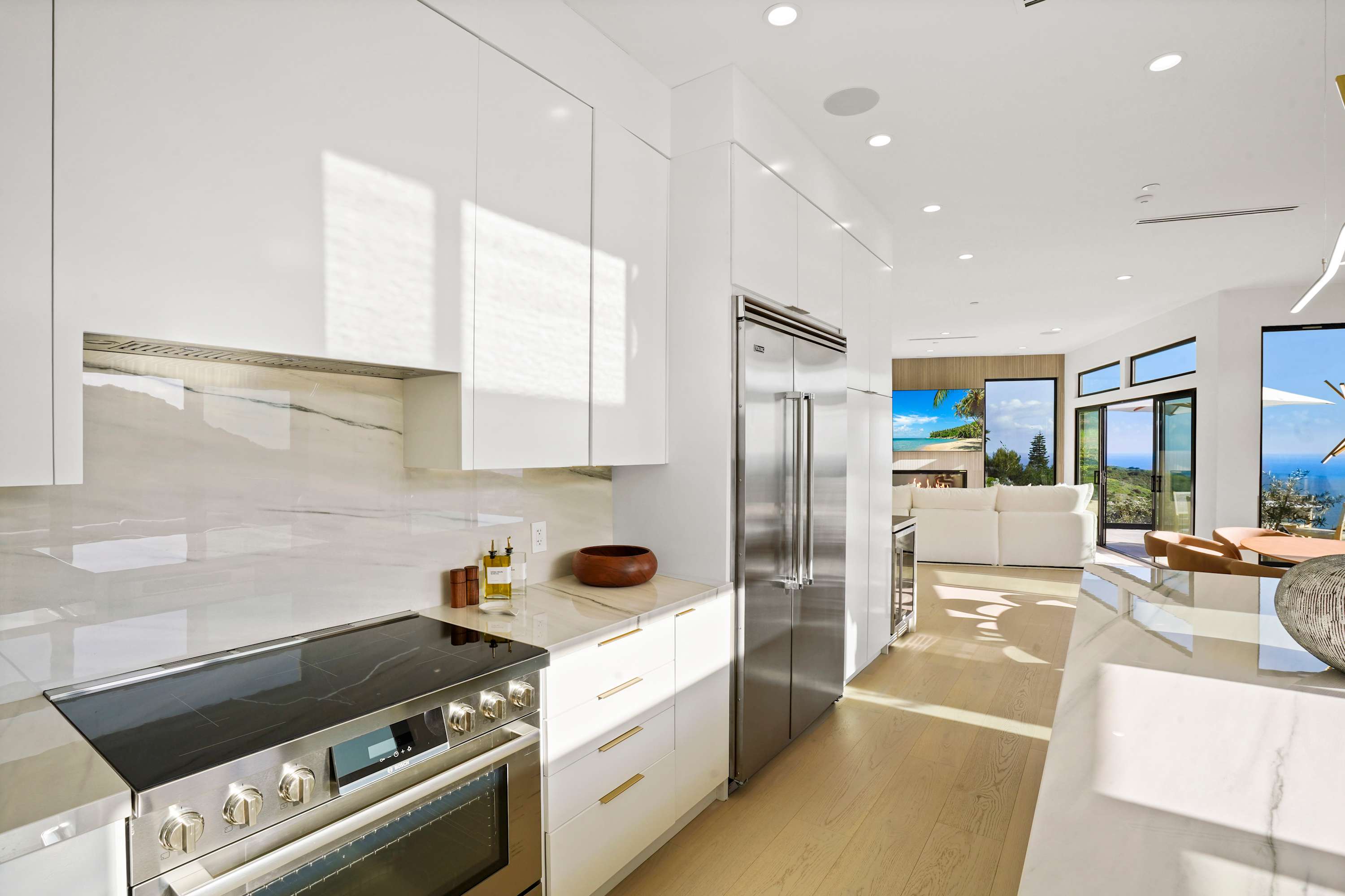 Premium Viking appliances throughout.