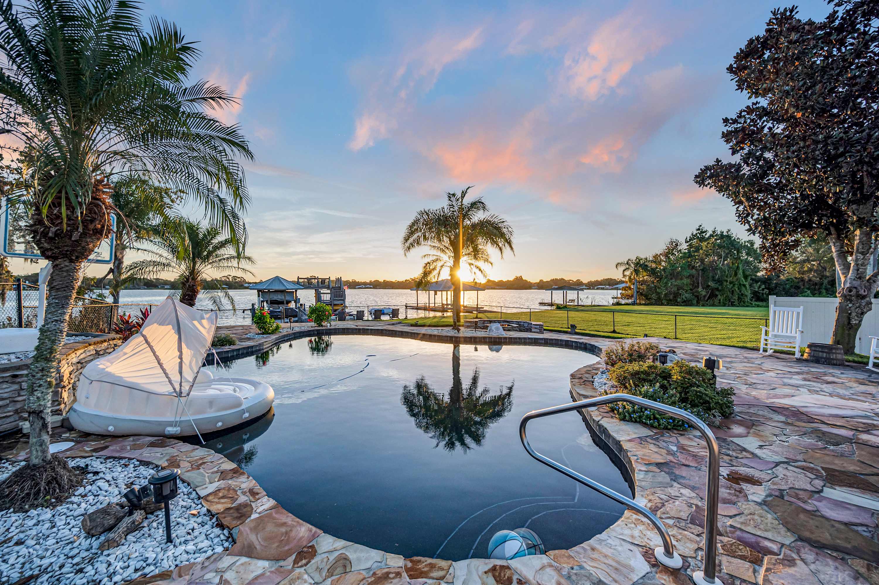 Luxury Lakefront | Private Dock | Pool — Lake Placid, FL — vacation rental
