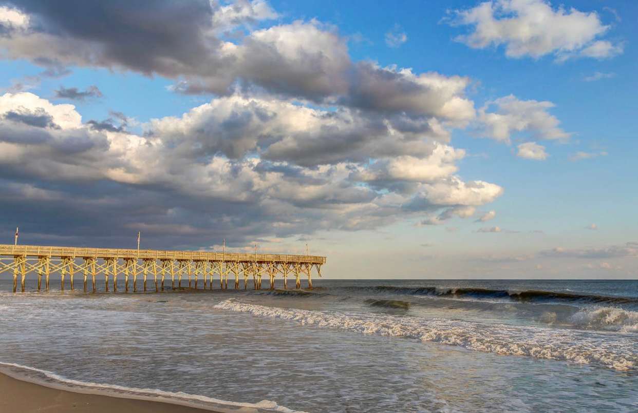 Check out a pier and do some fishing while you're in town