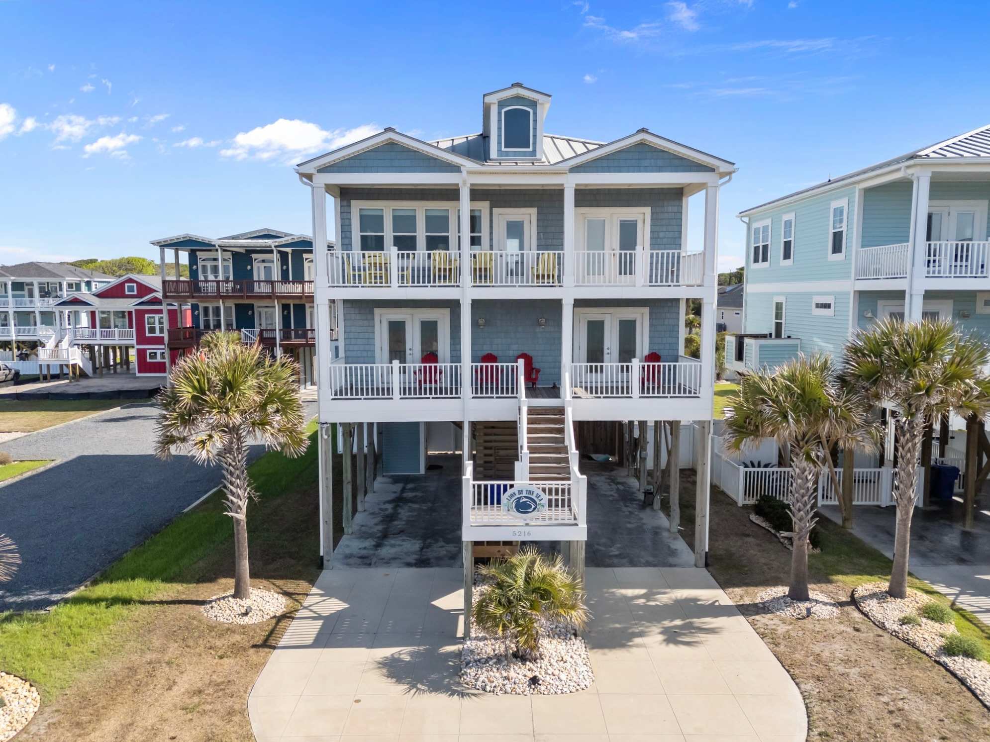 Ocean Views! Pool, Spa, Private Backyard in OKI — Oak Island, NC — vacation rental