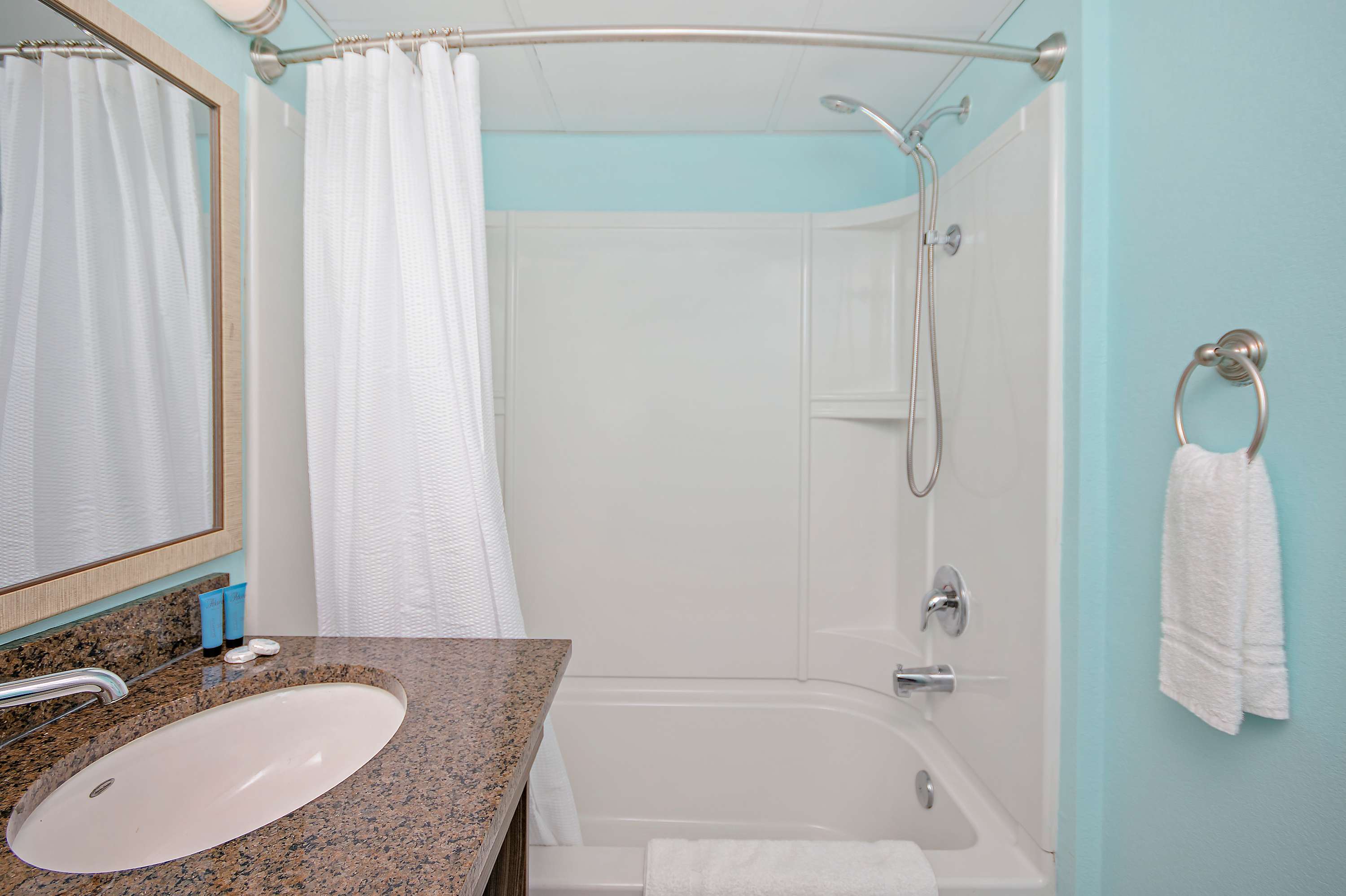A clean and inviting space to start and end your day.