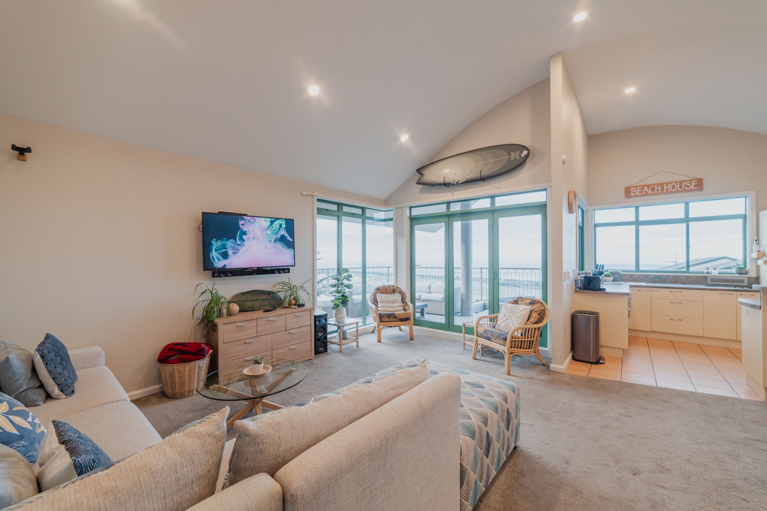 Elevated Ocean View Oasis – 3BR, 2 Bath, Parking
