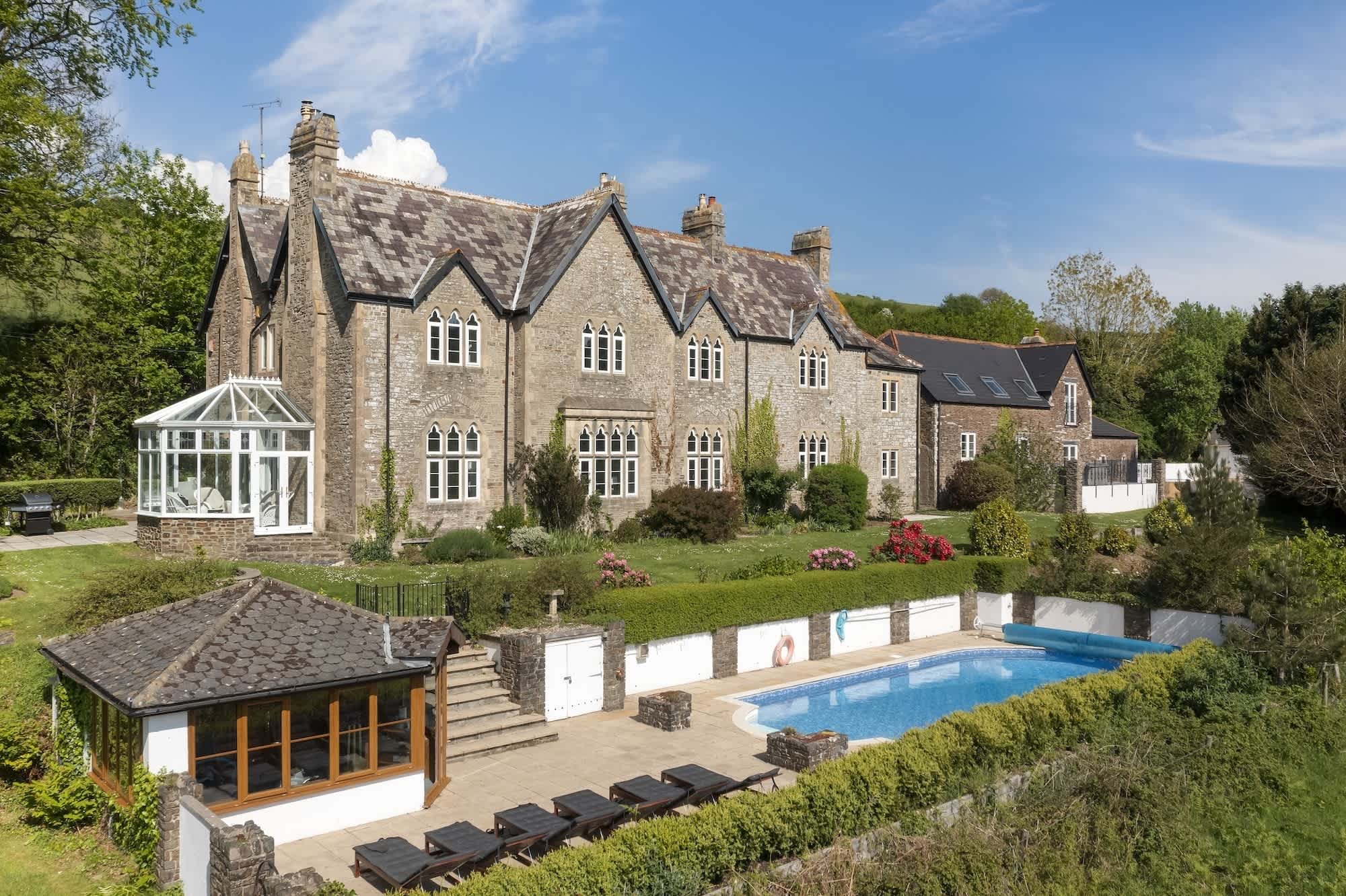Rectory & Coach House, Pool, Hot Tub, Padel Courts — Berrynarbor, England — vacation rental