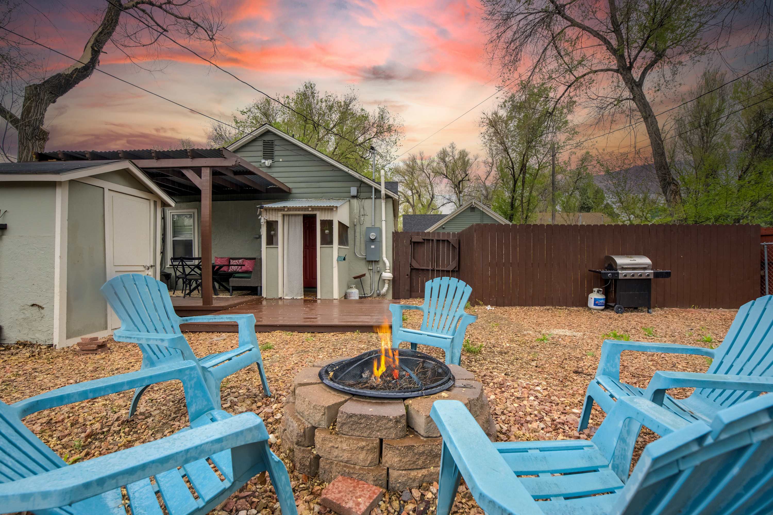 Peakstone Nest! Pet-Friendly & Fire Pit, Workspace — Colorado Springs, CO — vacation rental