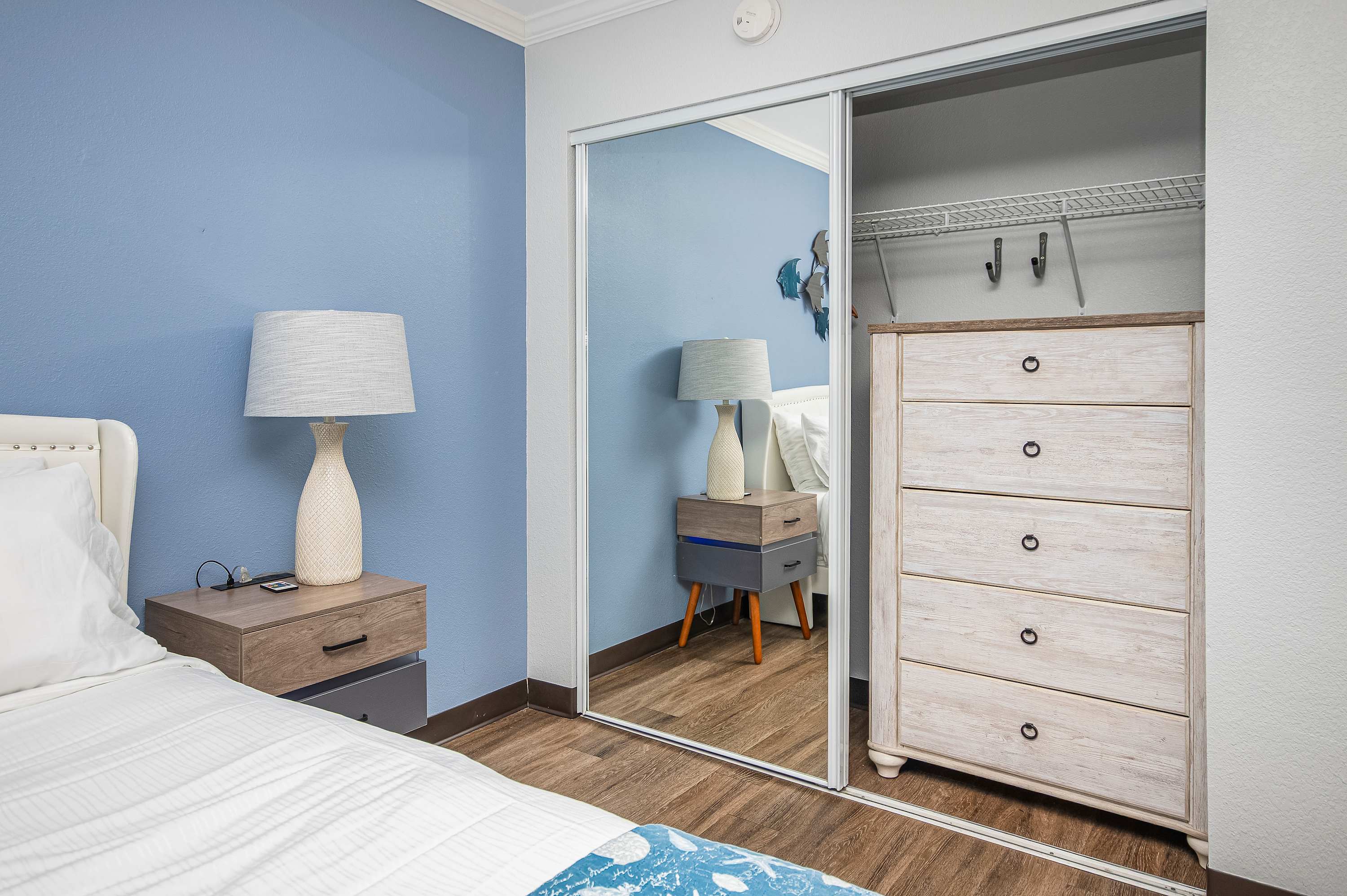 Spacious closets and calming hues create your perfect Myrtle Beach retreat.