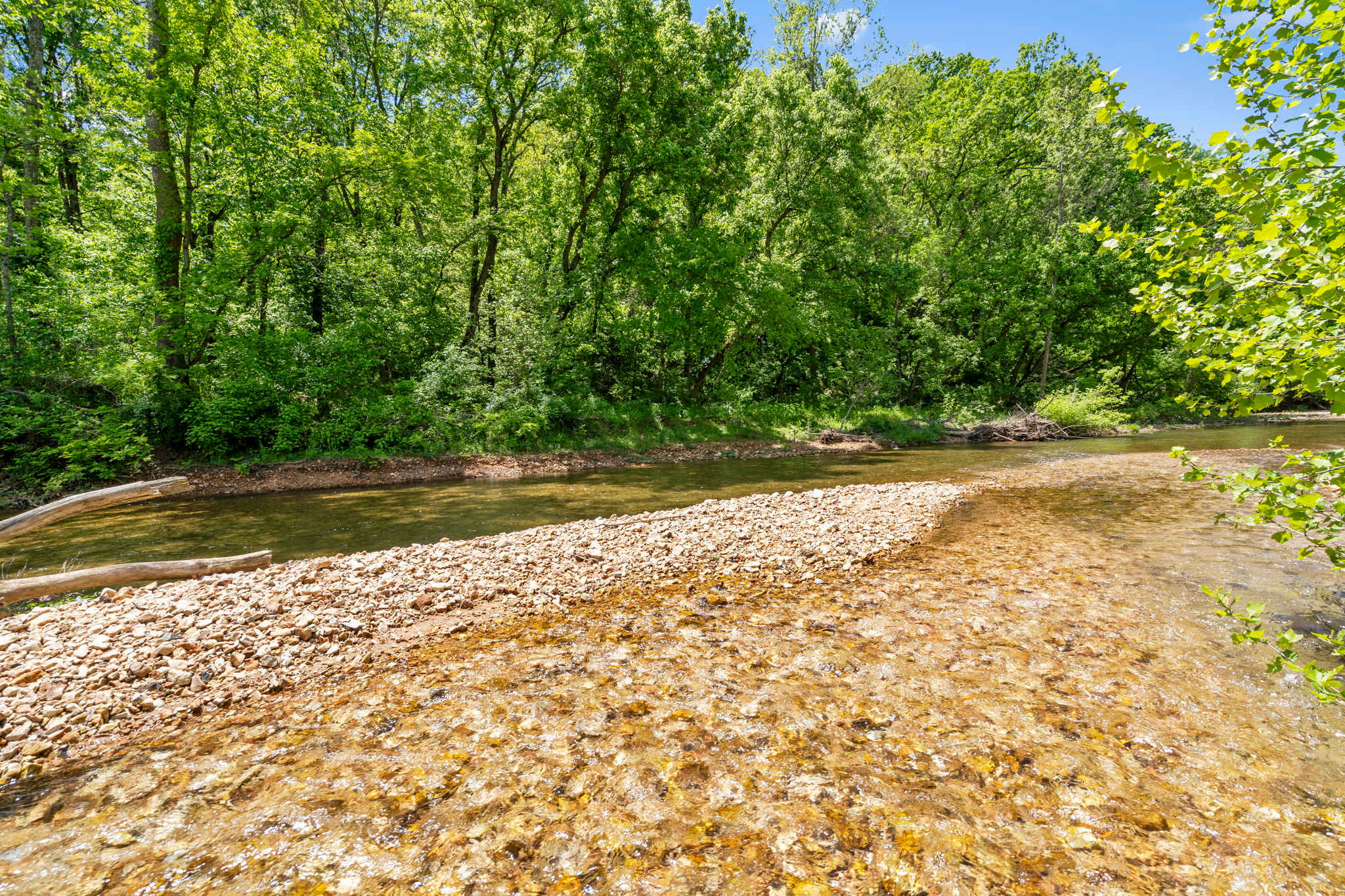 Wade in the water and enjoy the creek!
