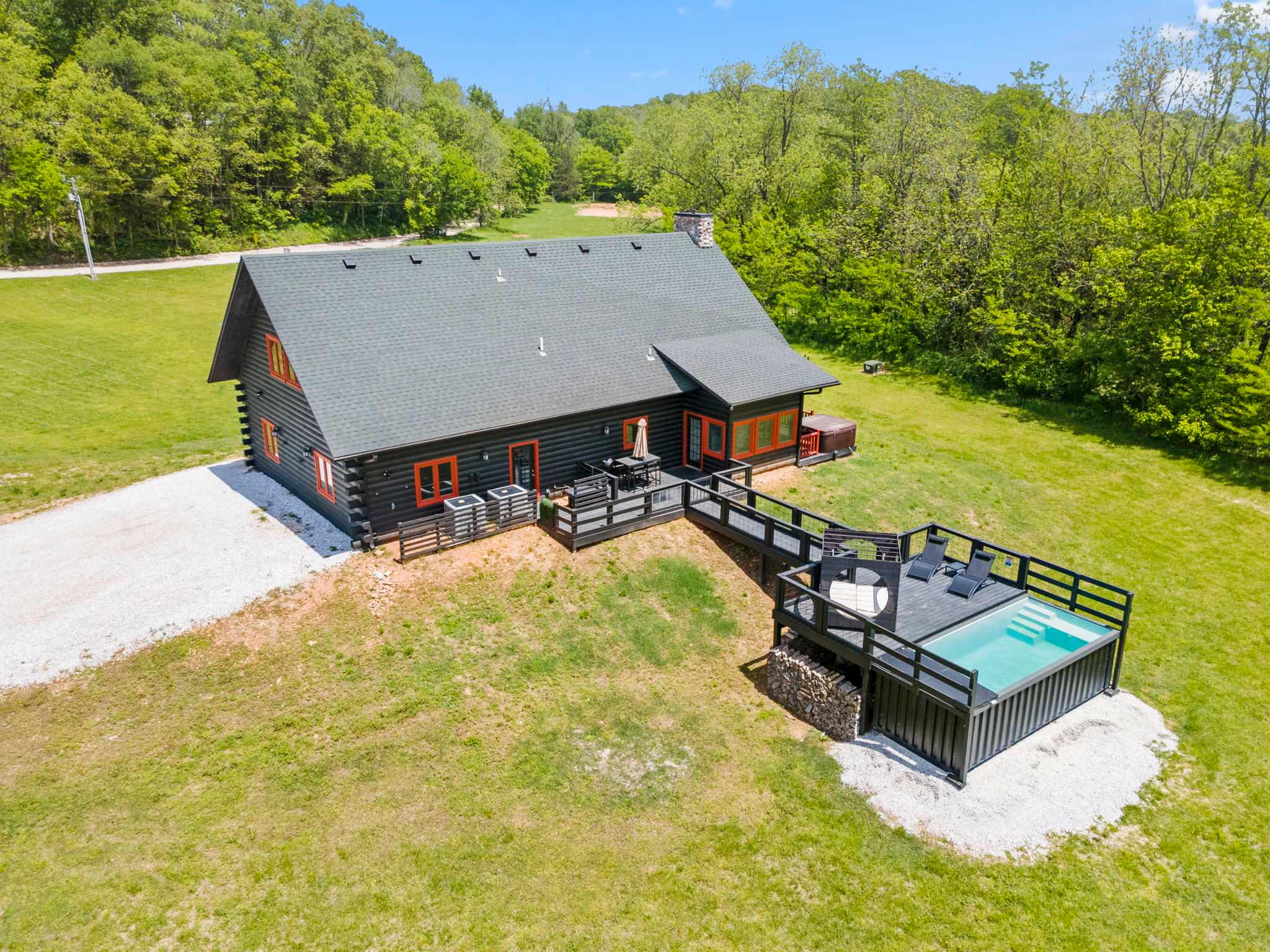 Custom Container pool and hot tub