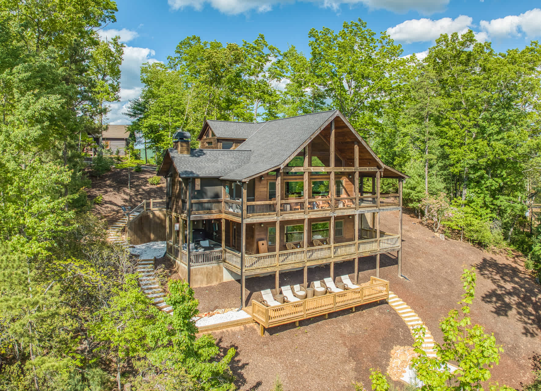 Reset Ridge - Mountain view, hot tub, fire pit — Blue Ridge, GA — vacation rental