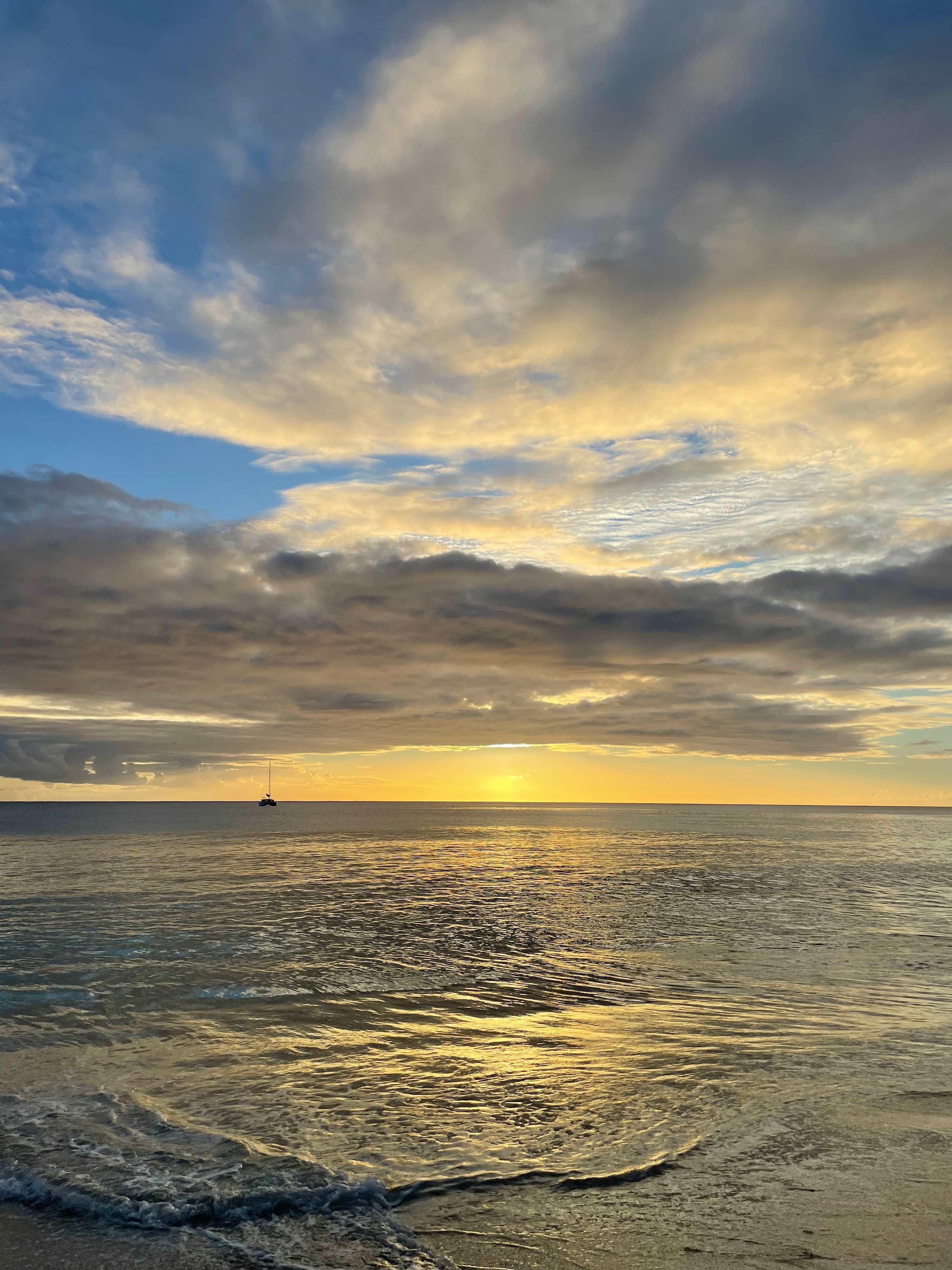 Stunning sunset at Reeds Bay