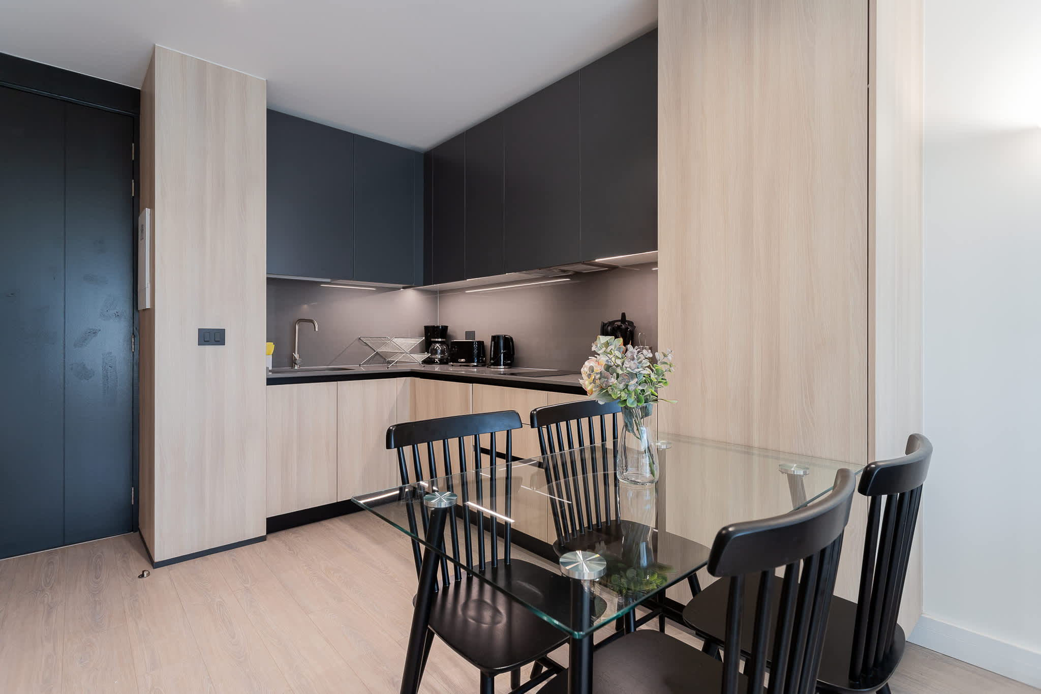 Our dining area provides ample seating for enjoying breakfast, lunch, and dinner together