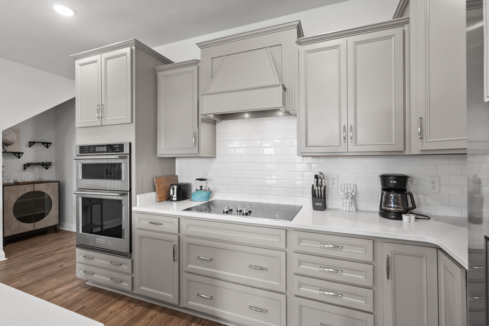 Kitchen featuring all essential appliances.