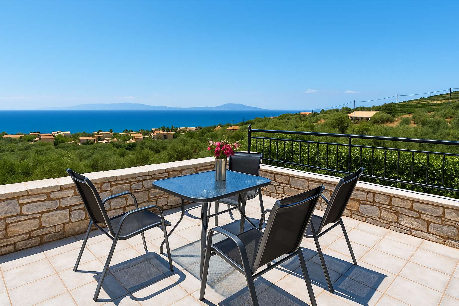 Seaside Serenity - Stylish Seaview Home — Rigklia, Peloponnisos Dytiki Ellada ke Ionio — vacation rental