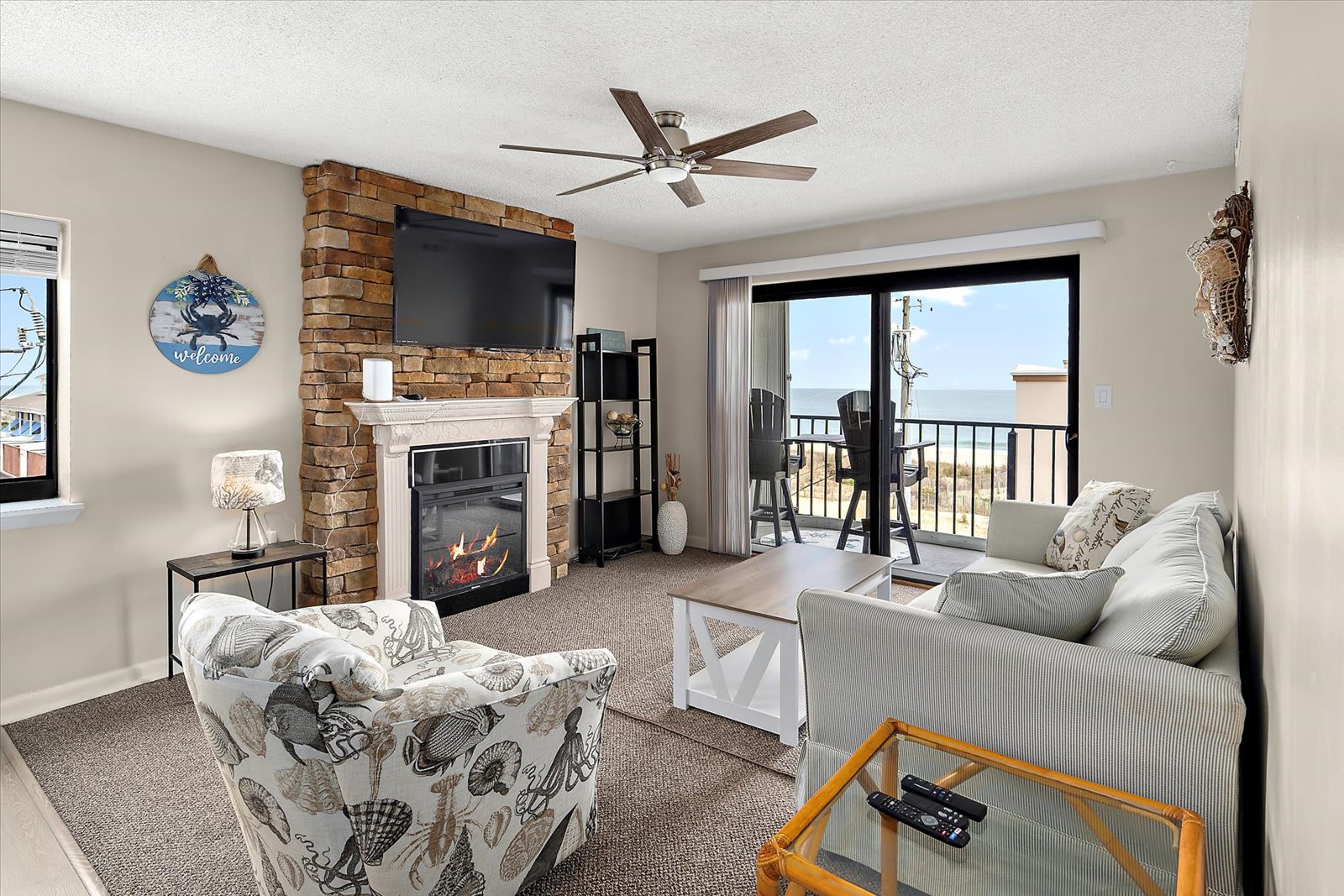 Updated Two Bedroom Oceanside Condo w Good Views