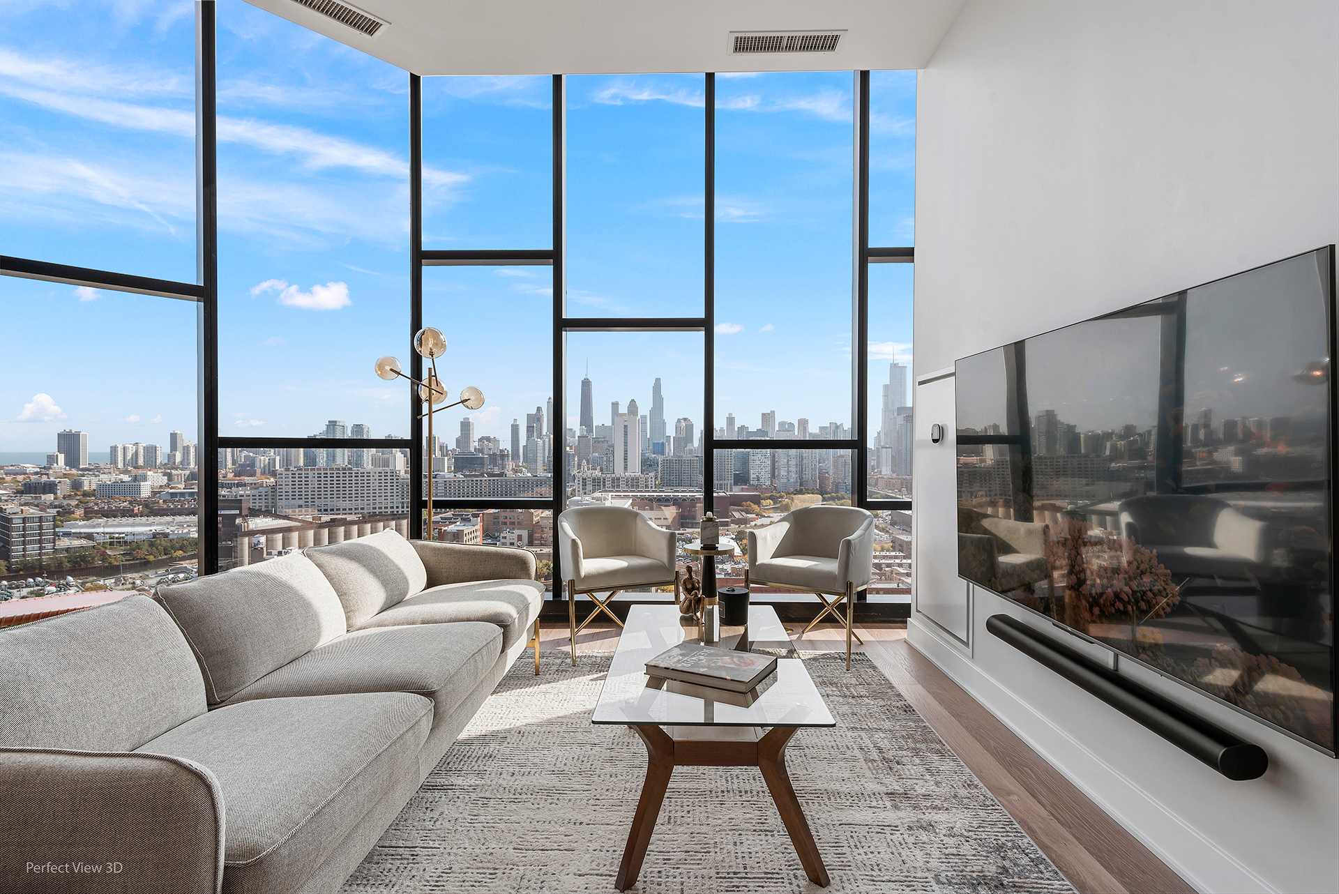 River West 3br Penthouse Duo: Skyline Comfort - Chicago, IL