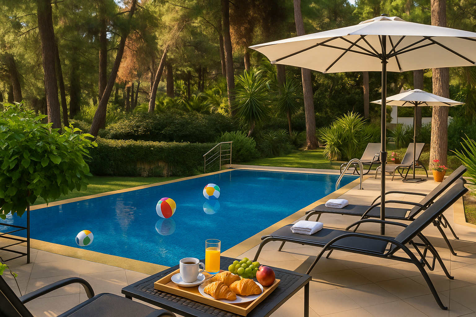A Private Haven: Hera with Secluded Pool & Garden — Sani, North Greece — vacation rental