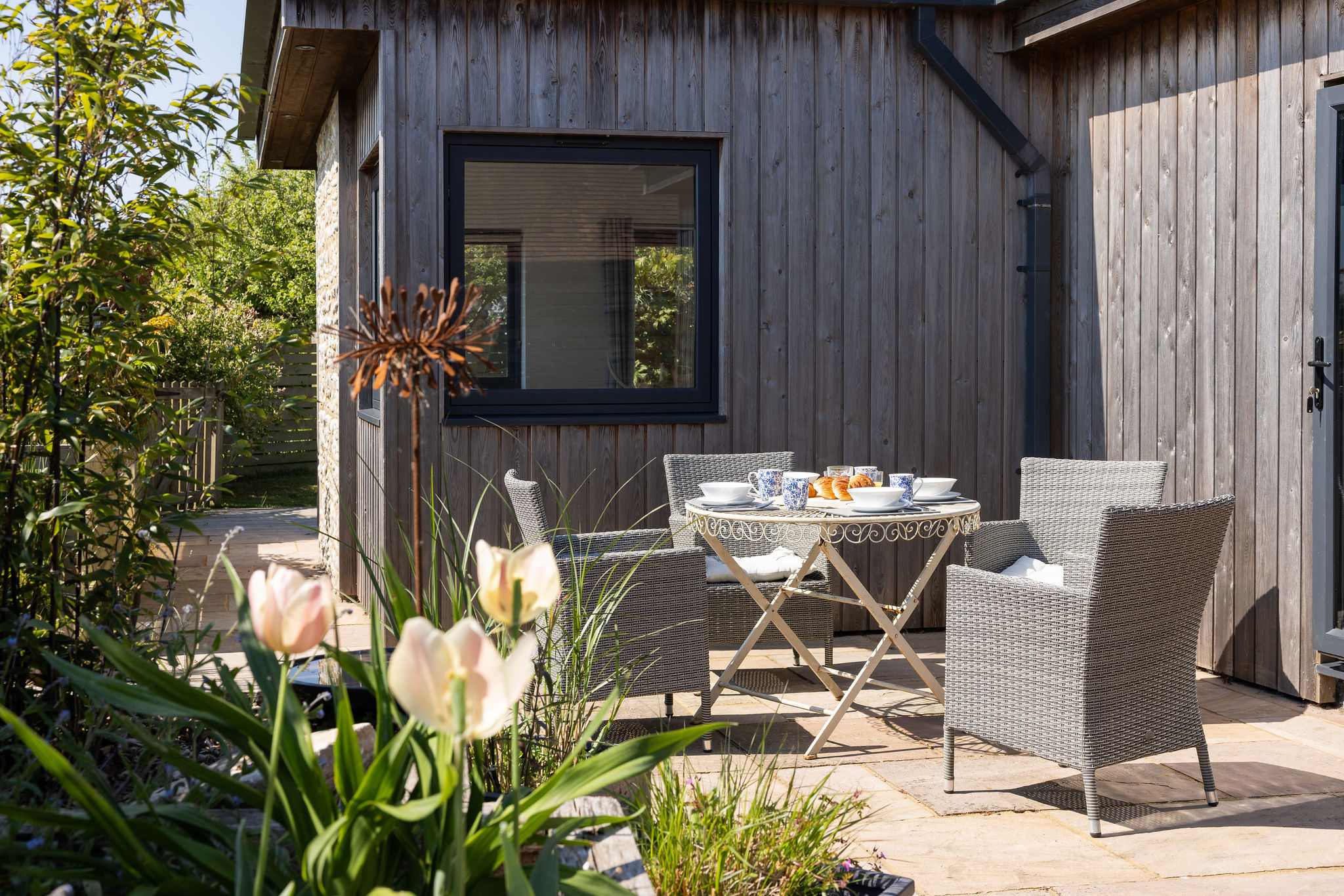 The perfect outdoor setting for relaxation and enjoying the Fresh Air.