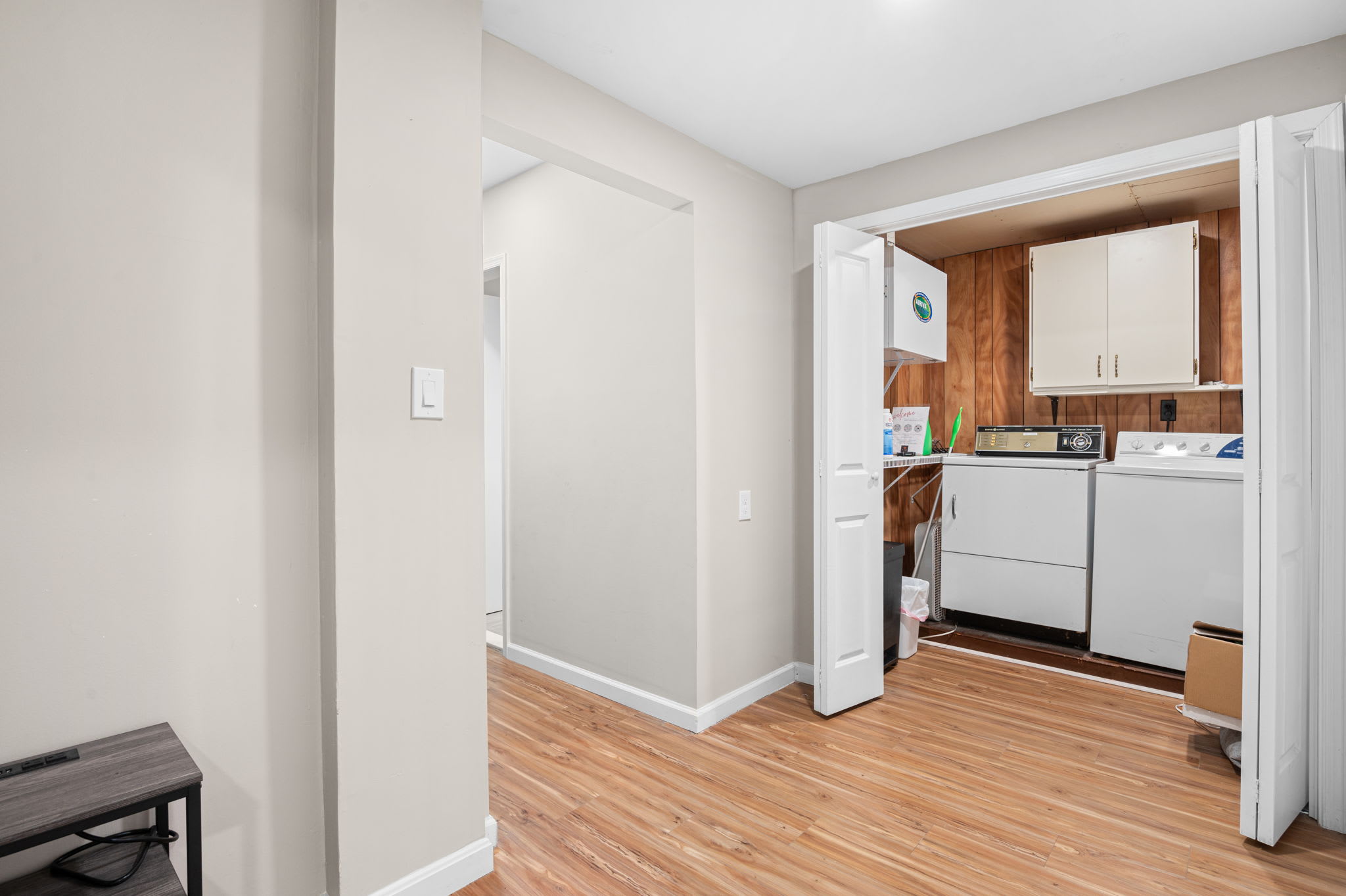 Full-size washer and dryer for your convenience during longer stays