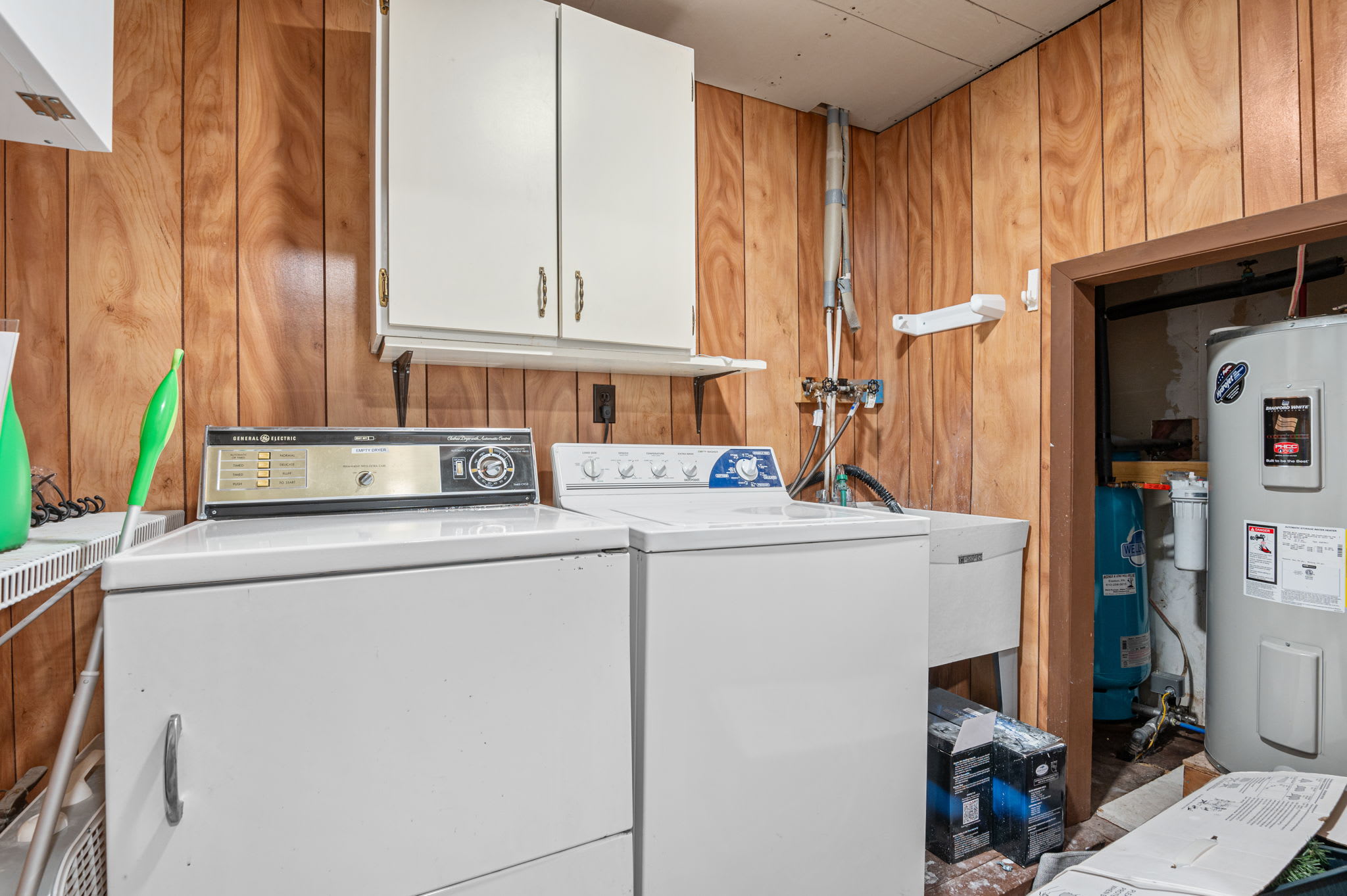 On-site laundry room with side-by-side washer and dryer keeps you organized during your stay