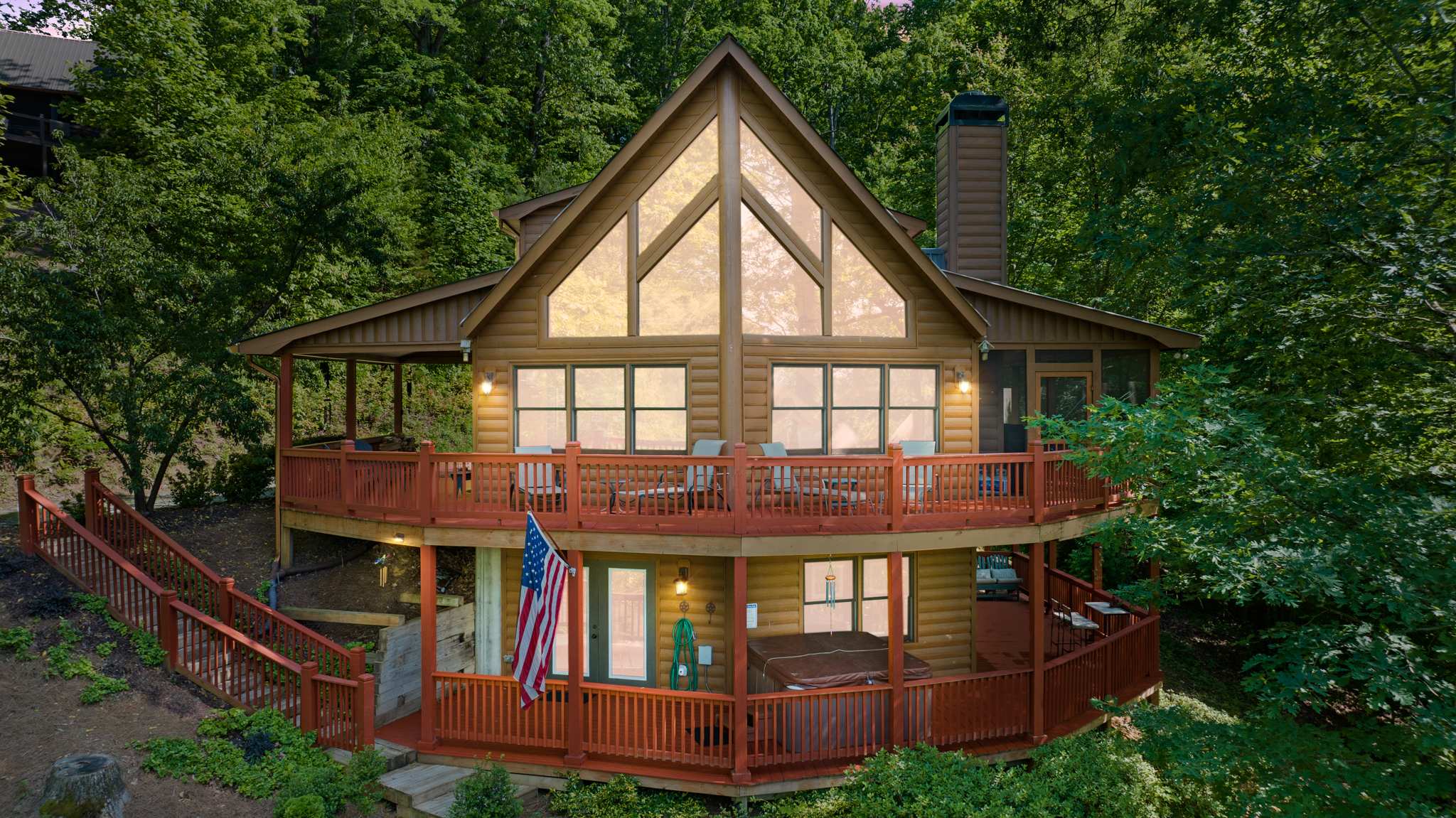 Mountain Views | Hot Tub | Fire Pit | Dog Friendly — Blue Ridge, GA — vacation rental
