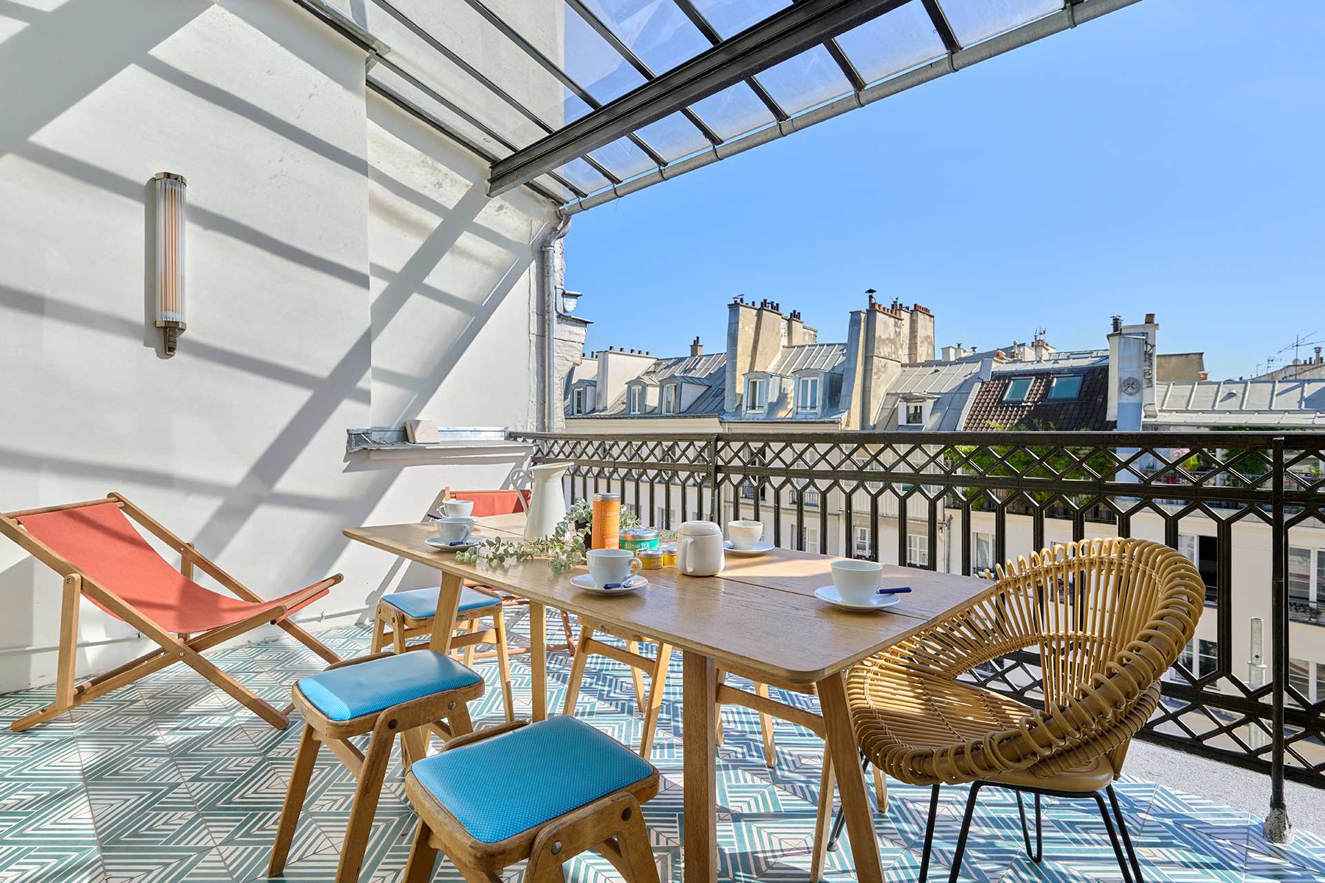 Superb flat with terrace in the centre of Paris — Paris, Île-de-France — vacation rental
