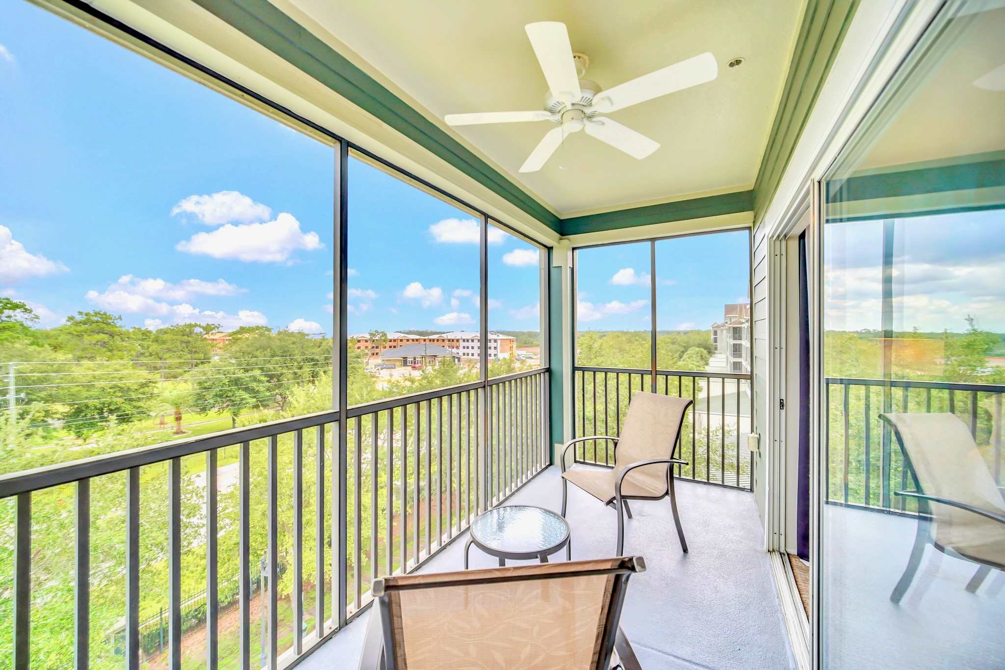 Private outdoor patio 