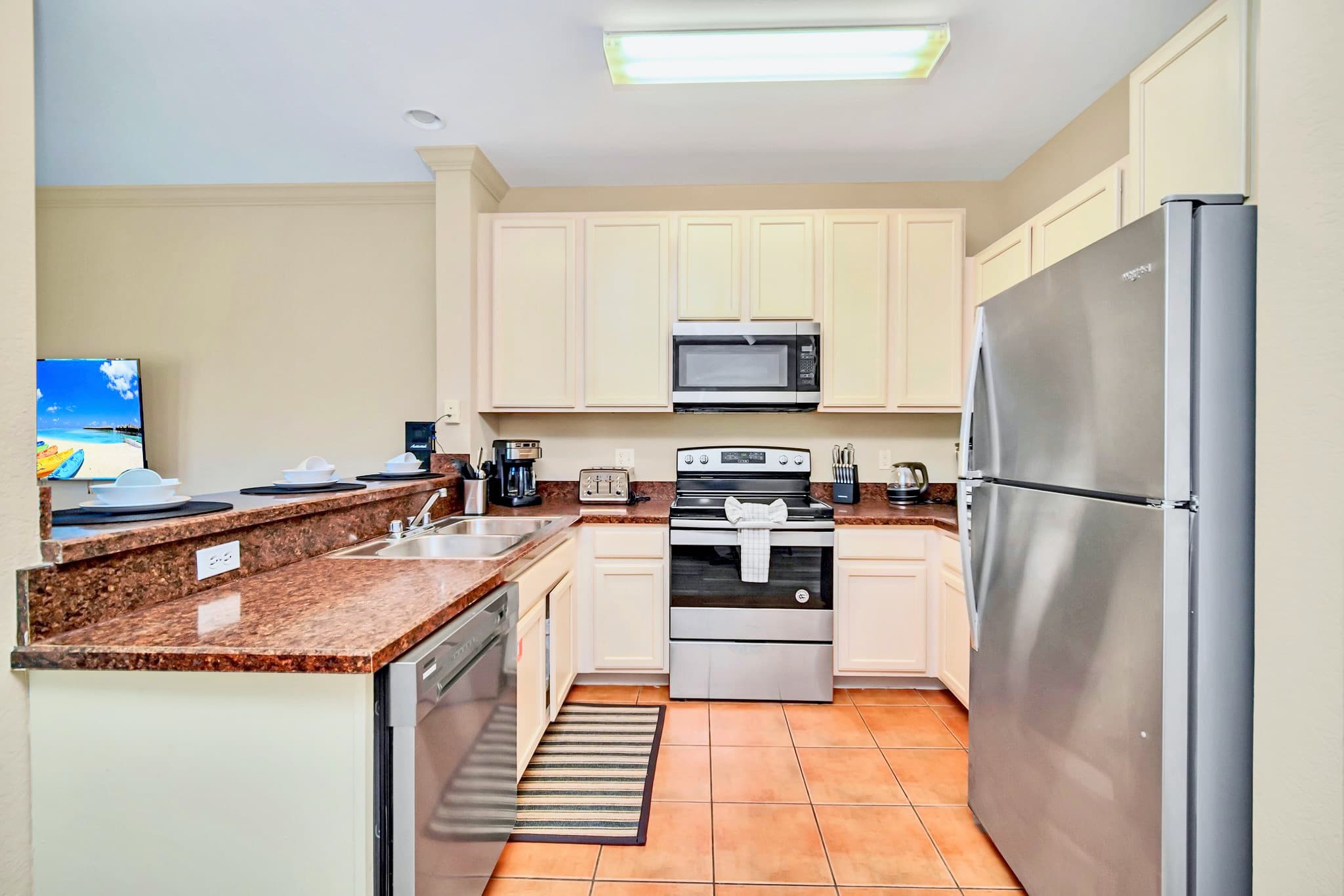 Fully equipped kitchen 