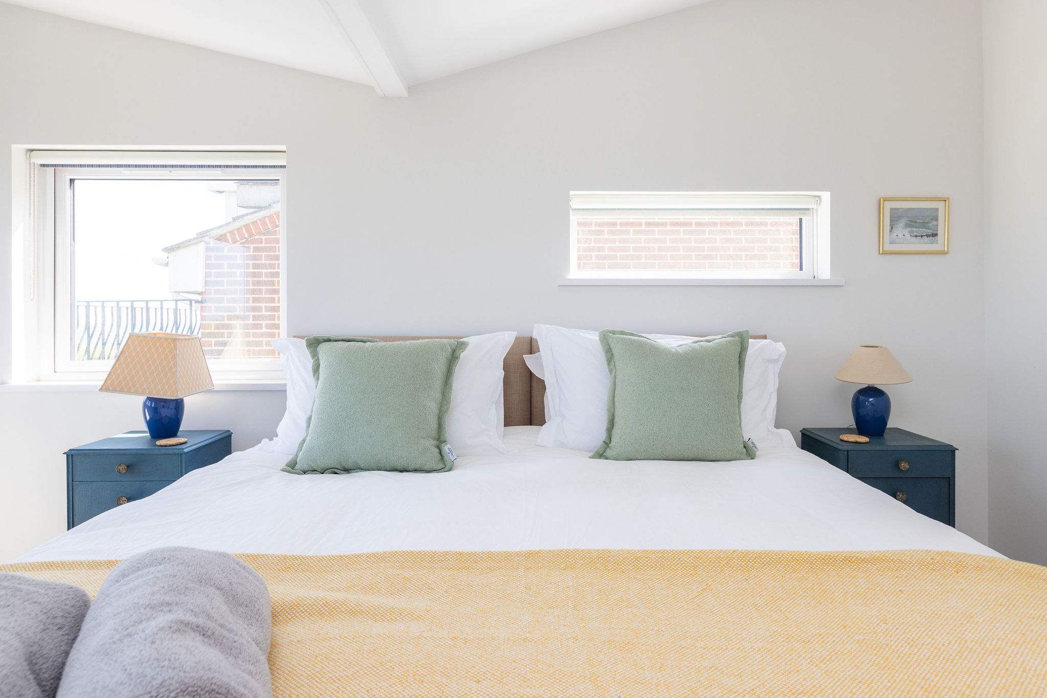 Spacious king bed, perfect for restful nights