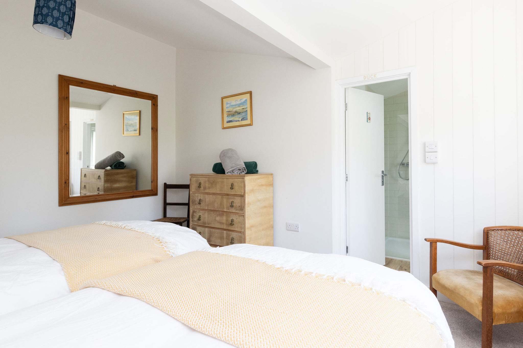 Comfortable and stylish bedroom with ensuite