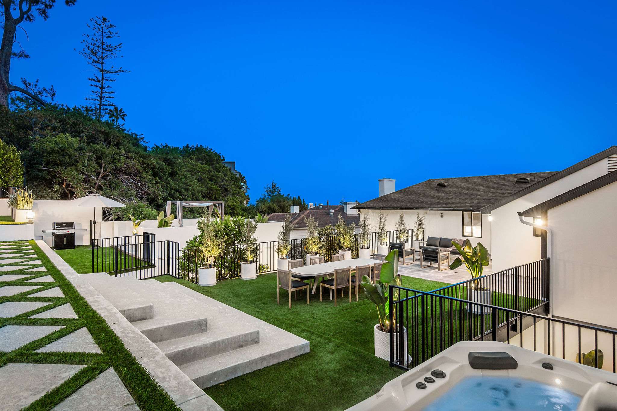 Gather beneath the stars with panoramic views all around you.