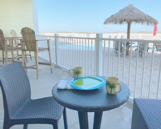 Pool & Boardwalk to Beach | Peace of the Sea