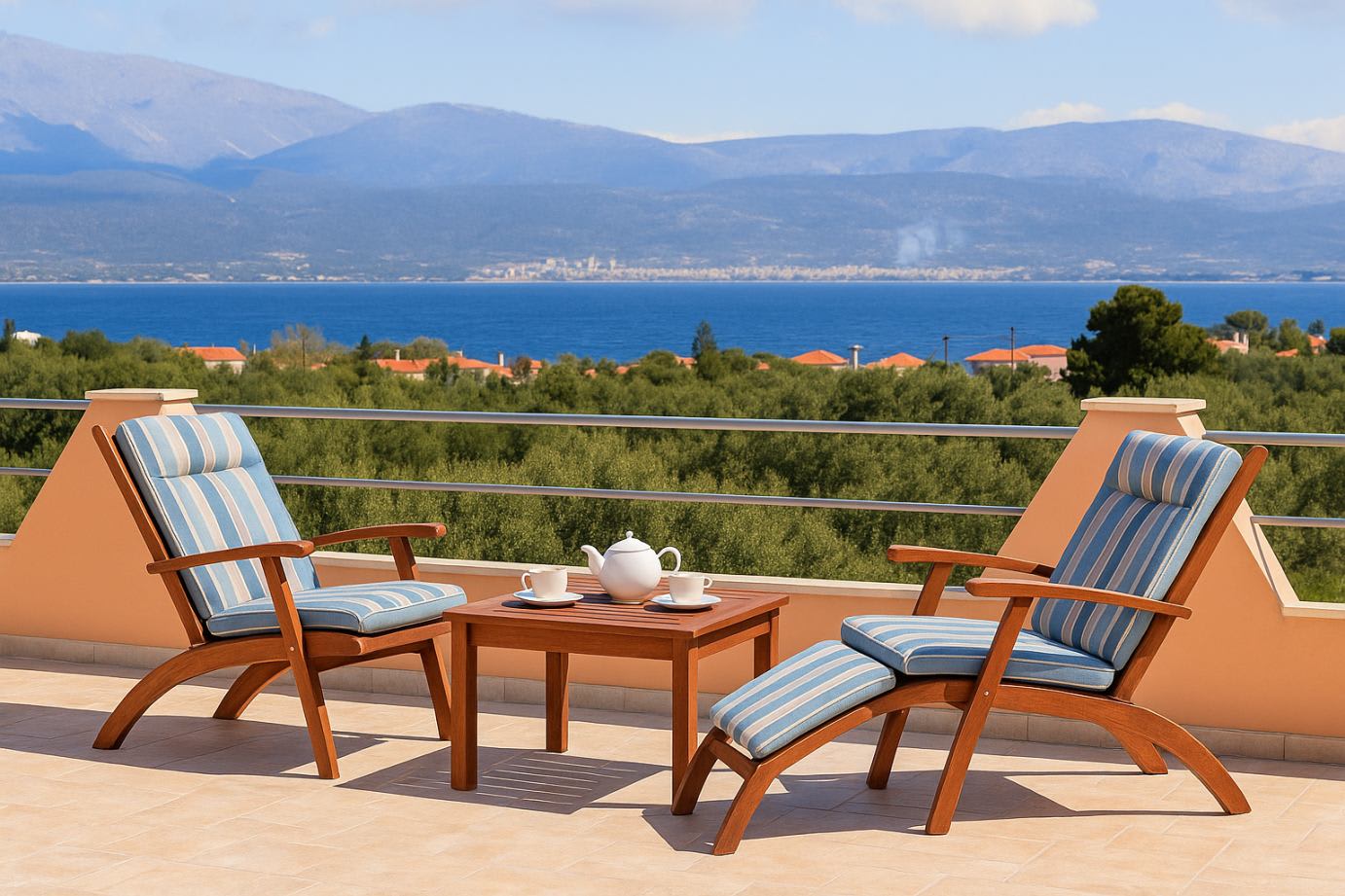 GrandVillle Cottage Escape, w/ Breathtaking Views — Galataki, Corinth — vacation rental