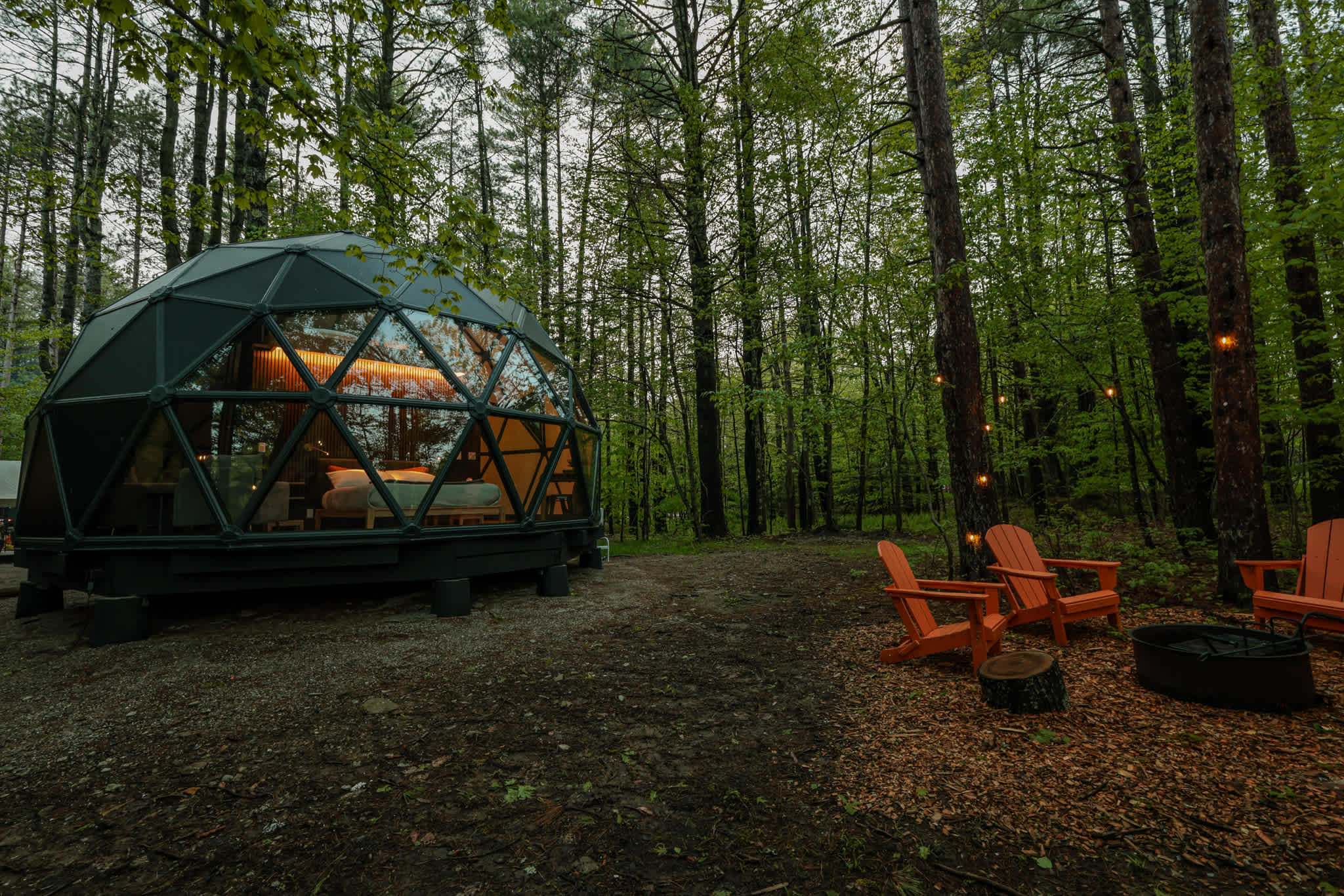 Large, luxurious geodesic dome - 09 β Freeport, ME β vacation rental