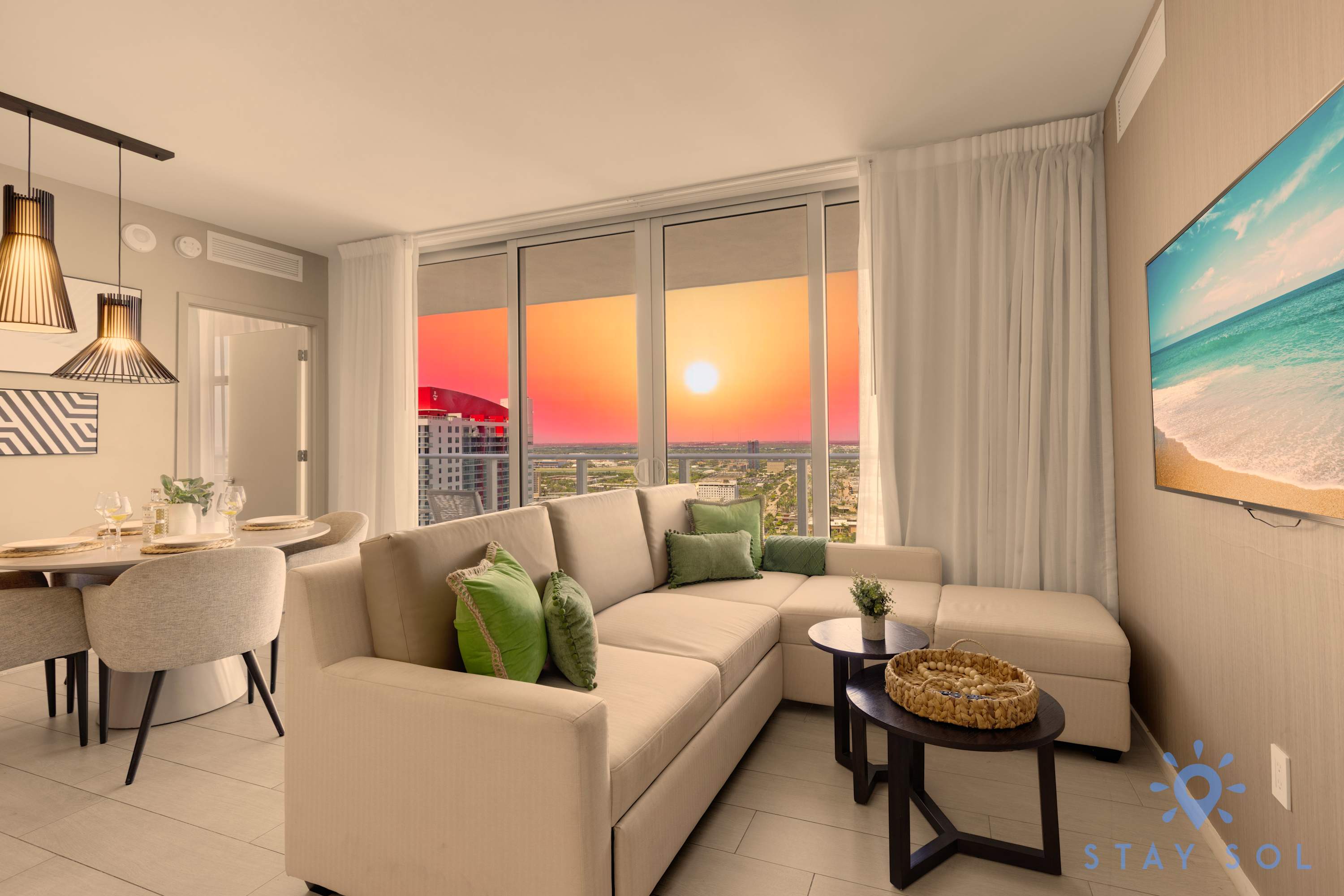Bayview Luxury: Oceanfront Gem, Pool, Gym, Sports! — Hollywood, FL — vacation rental