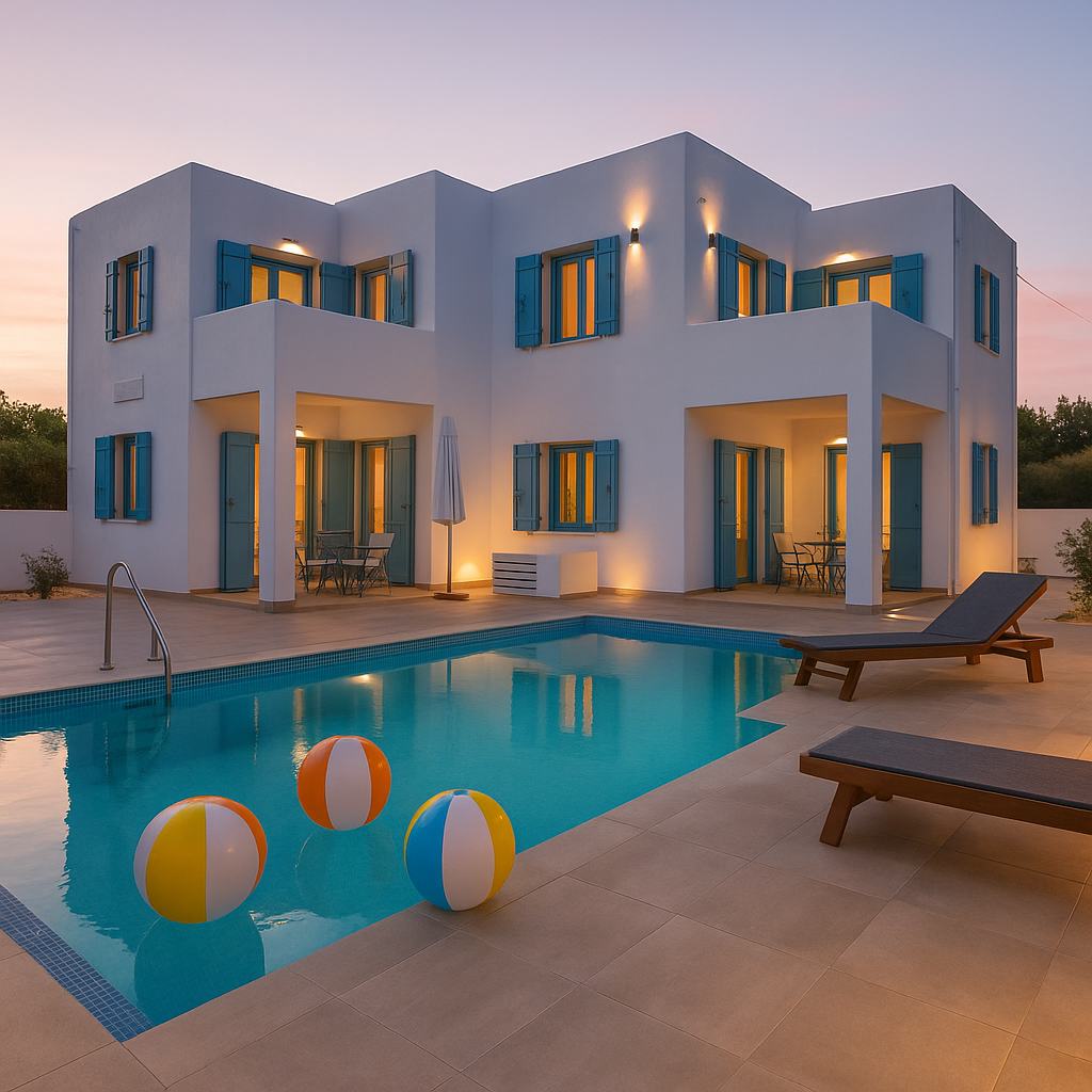 Paros Poolside Getaway - Artemis Beach House — Aliki, Cyclades — vacation rental