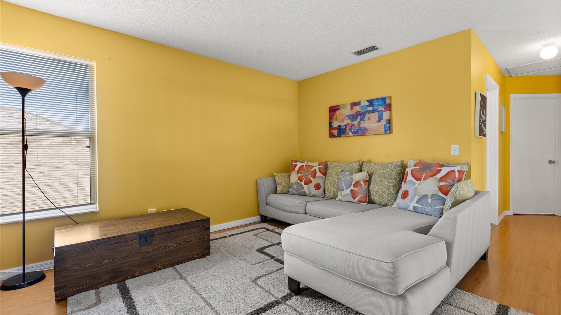 Vibrant and Entertaining upstairs TV lounge area