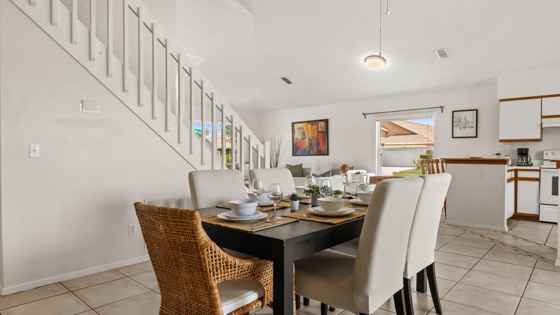 Indoor dining area for up to 6 guests
