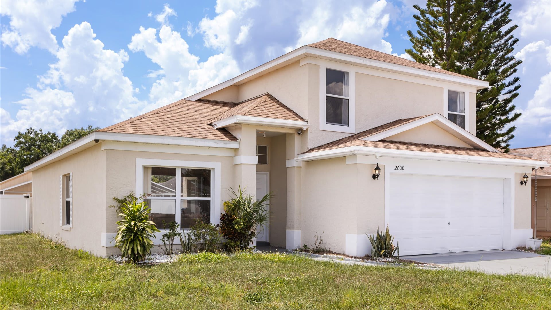 3BR Home exterior with parking 