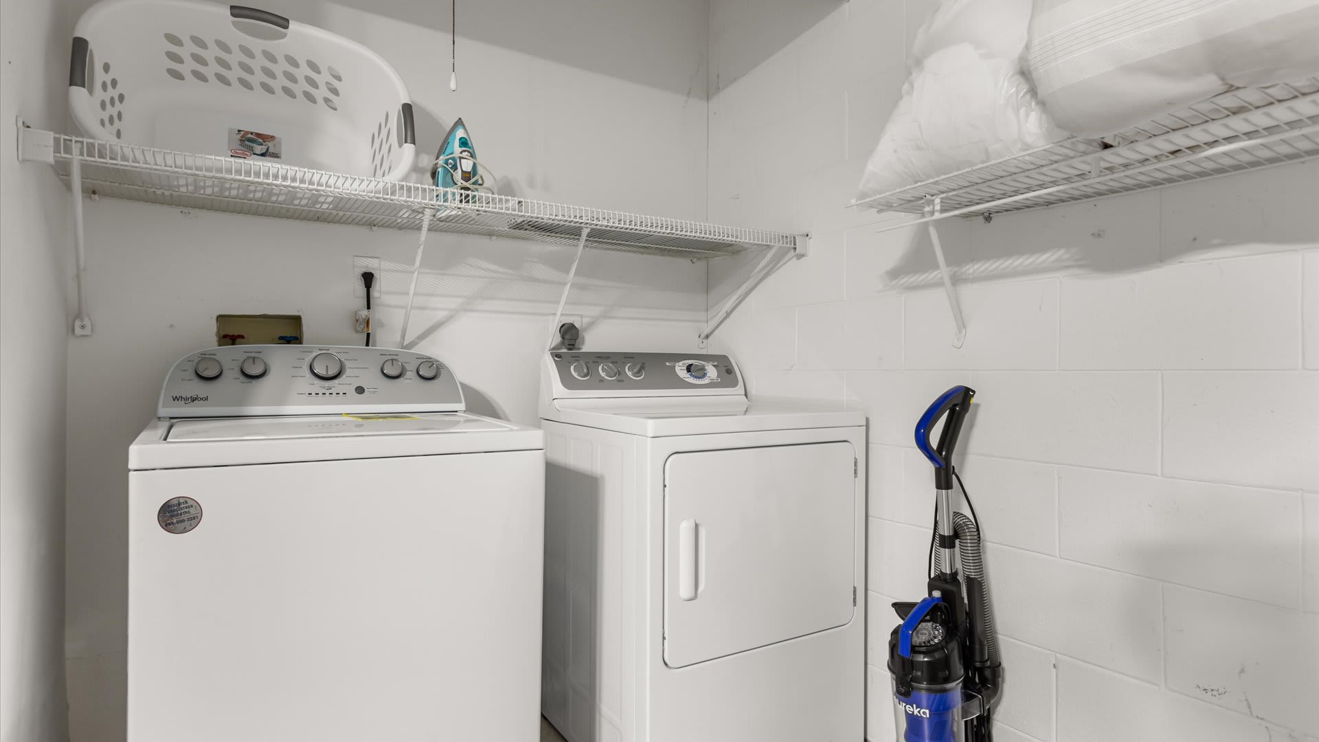 In-home laundry facilities (washer and dryer)