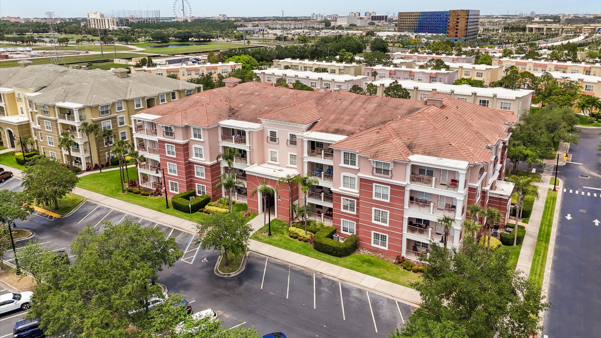 Ariel View of Vista Cay Resort 