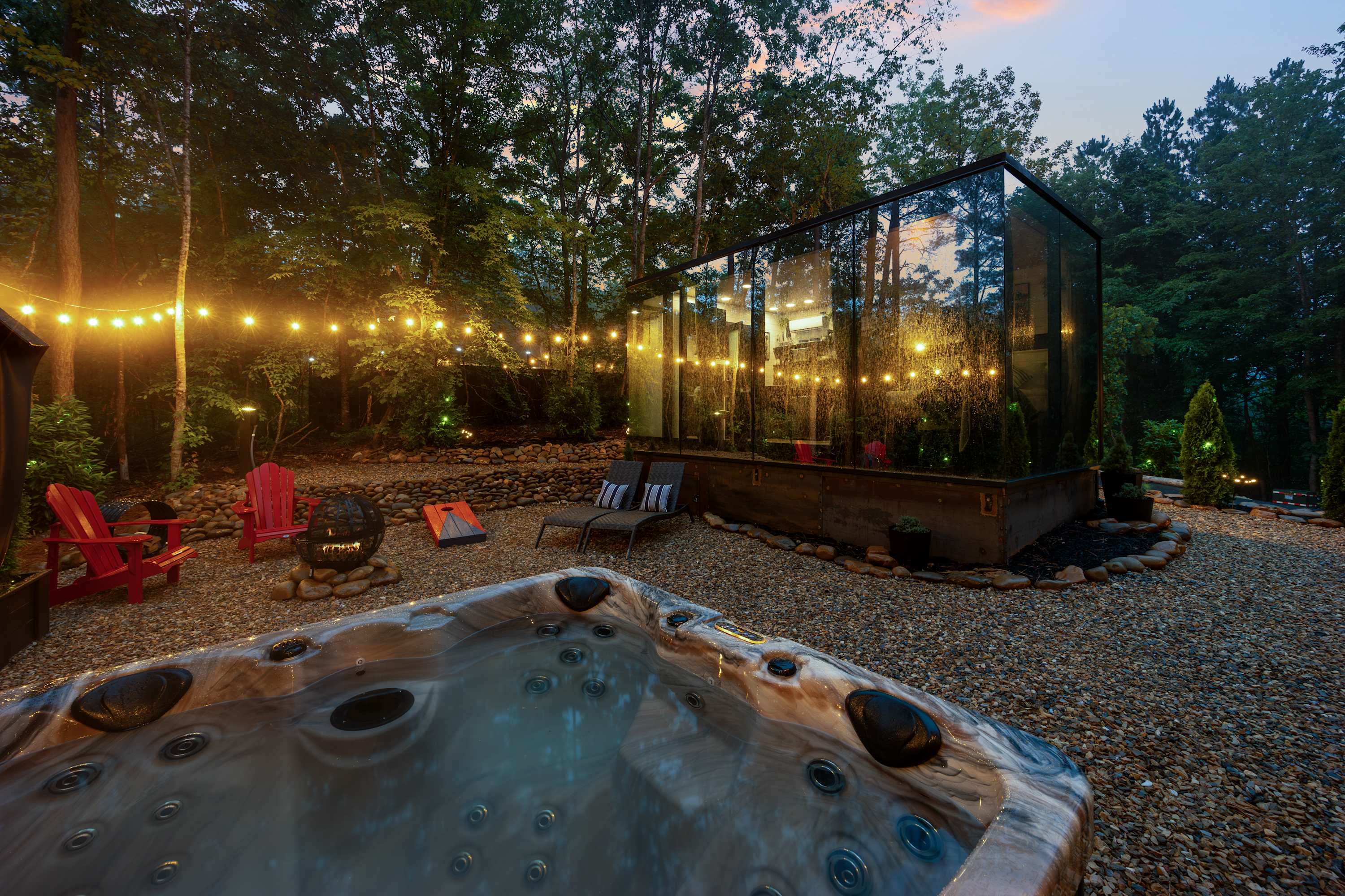 Villa Sol-Mirror Cabin-Private-Hot Tub-FirePit-Luxury — Sevierville, TN — vacation rental