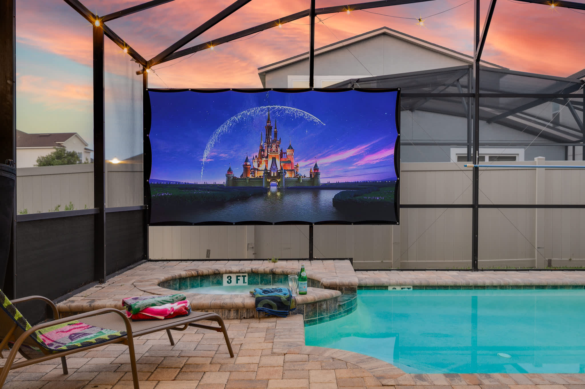 Resort villa w/ pool, game room & hot tub