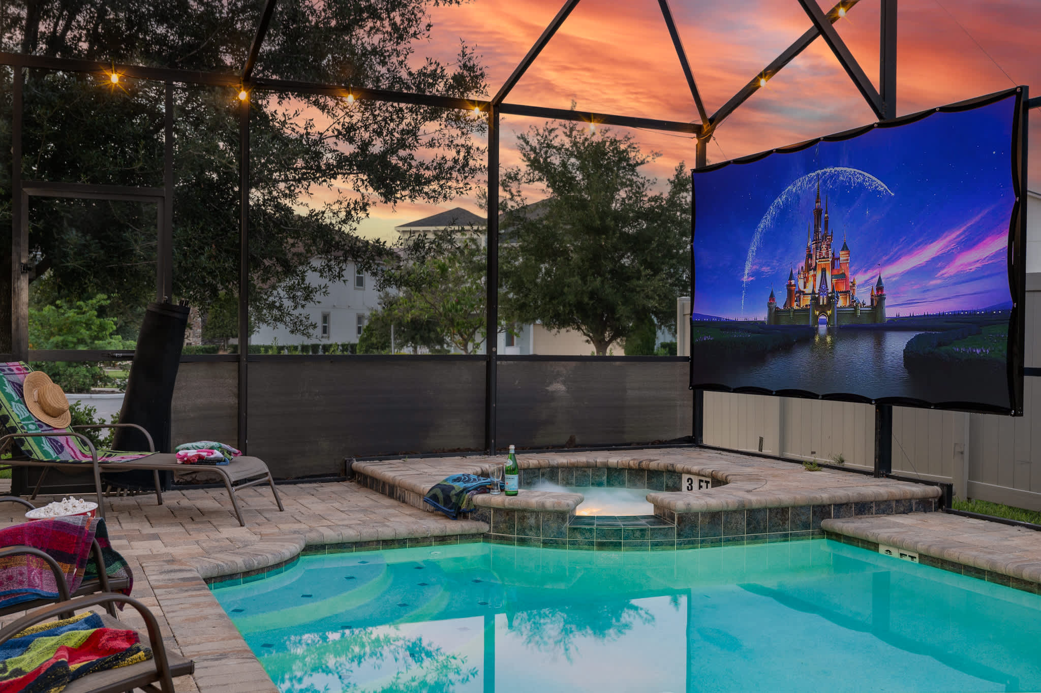 Resort villa w/ pool, game room & hot tub